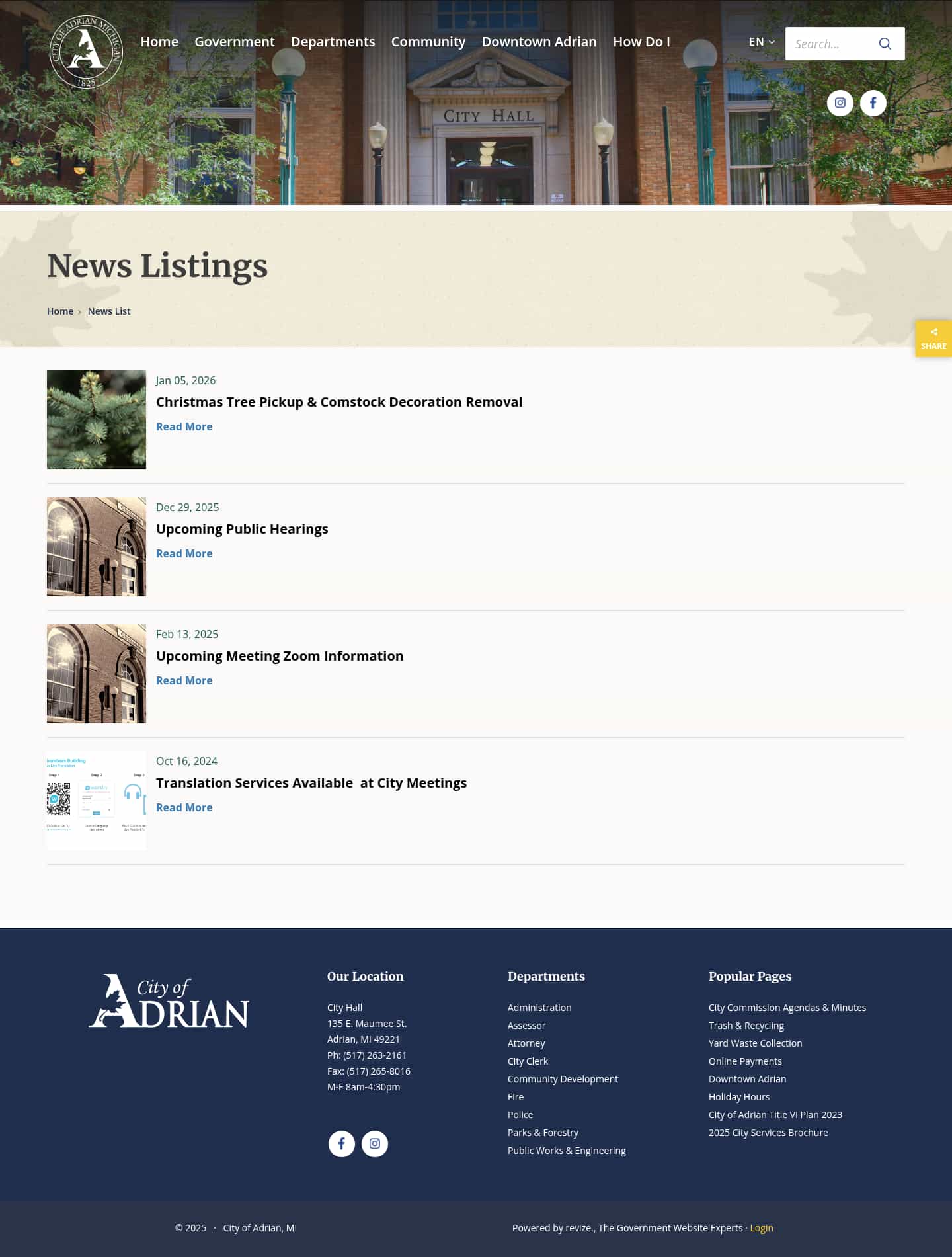 Latest website image capture