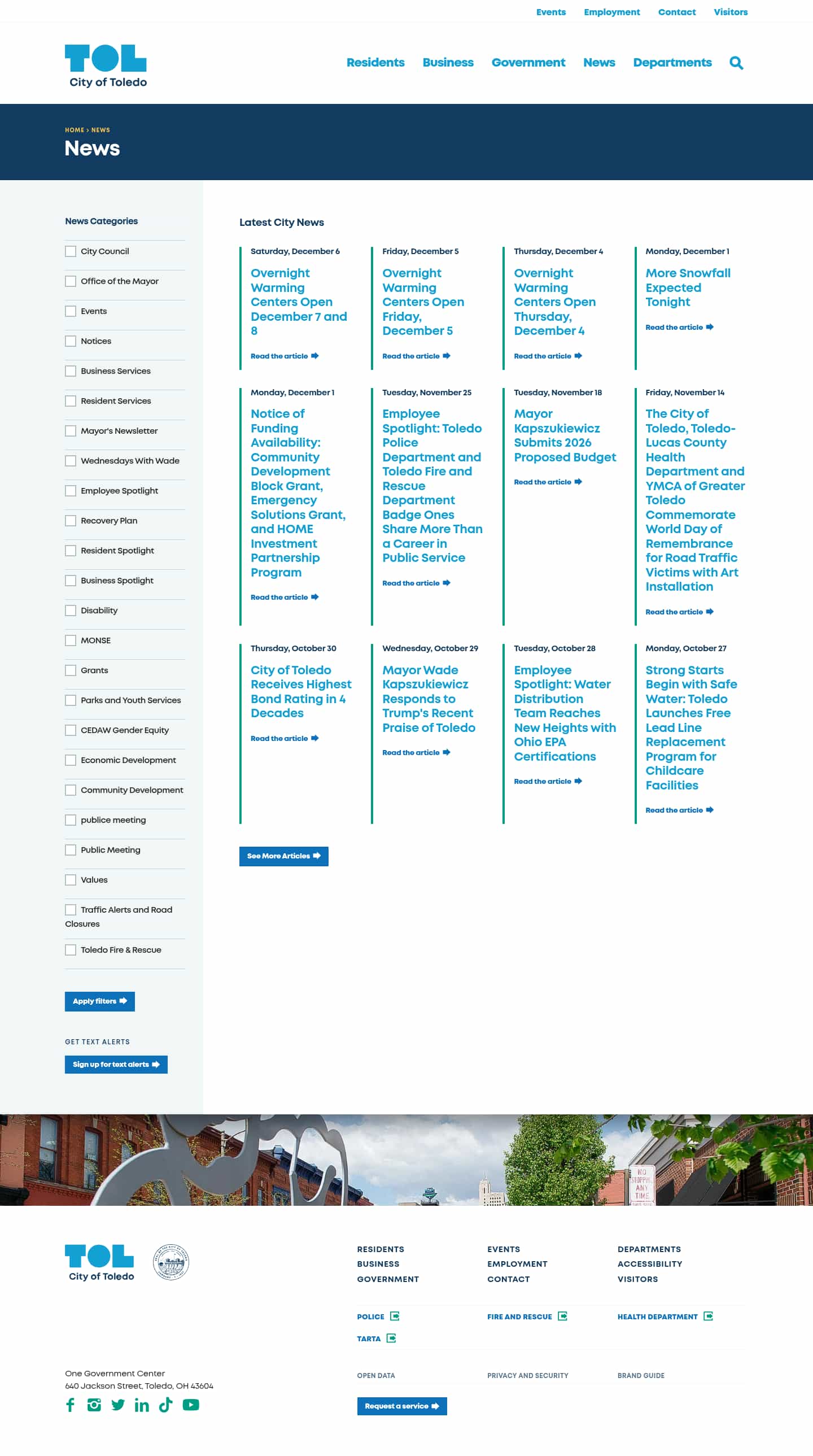 Latest website image capture