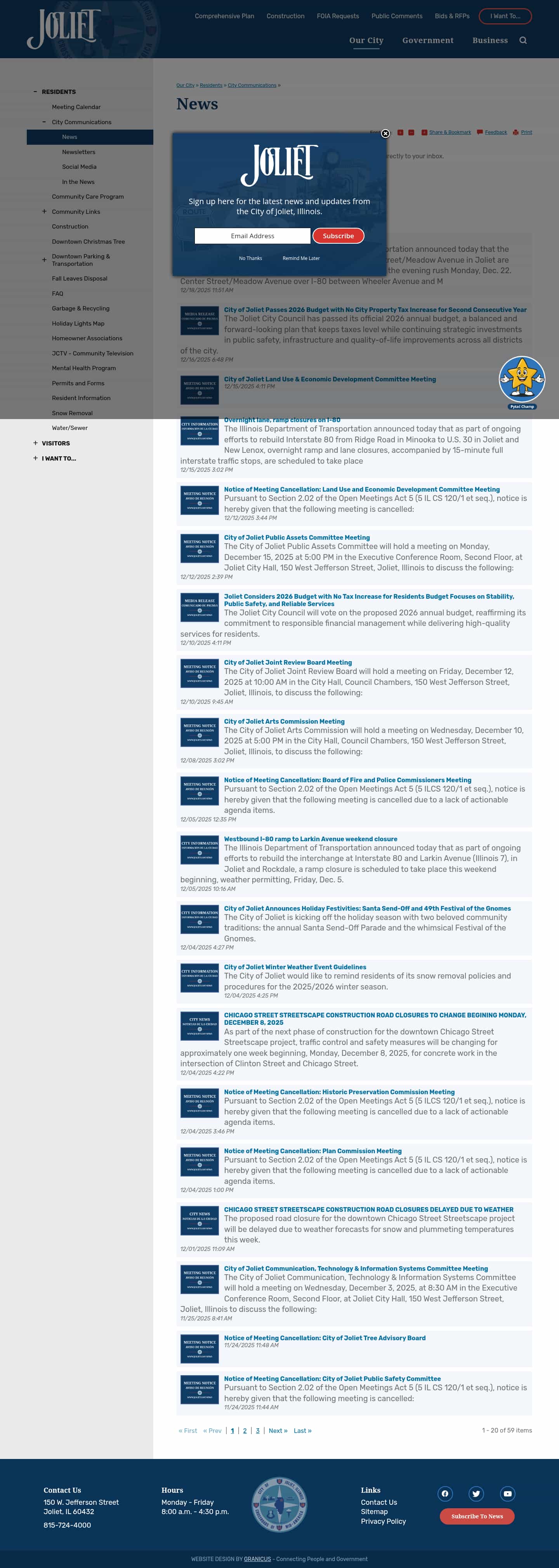 Latest website image capture