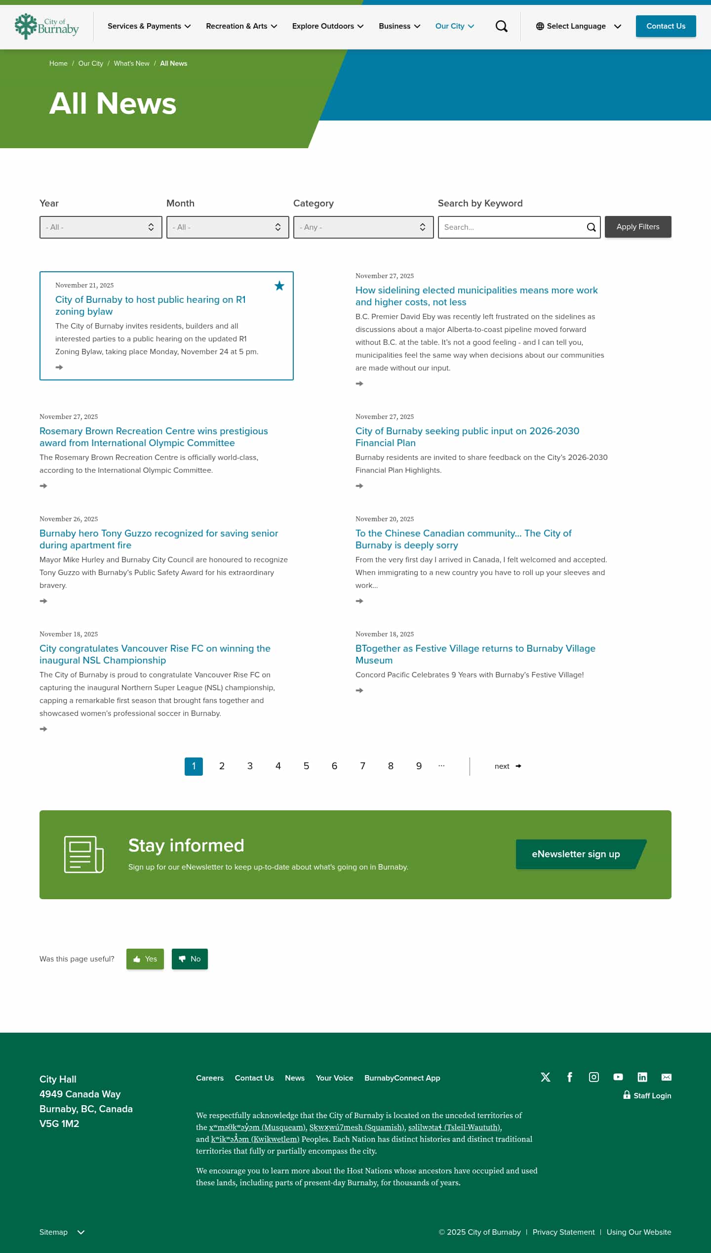 Latest website image capture