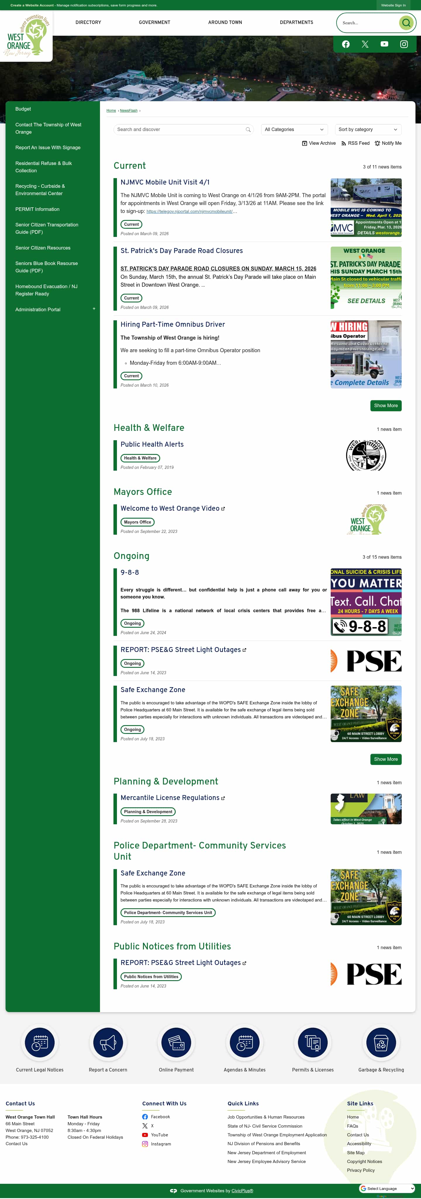 Latest website image capture