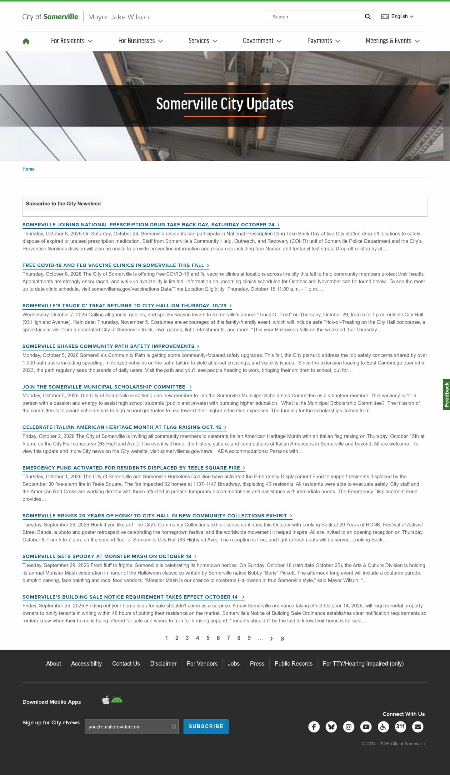 Latest website image capture