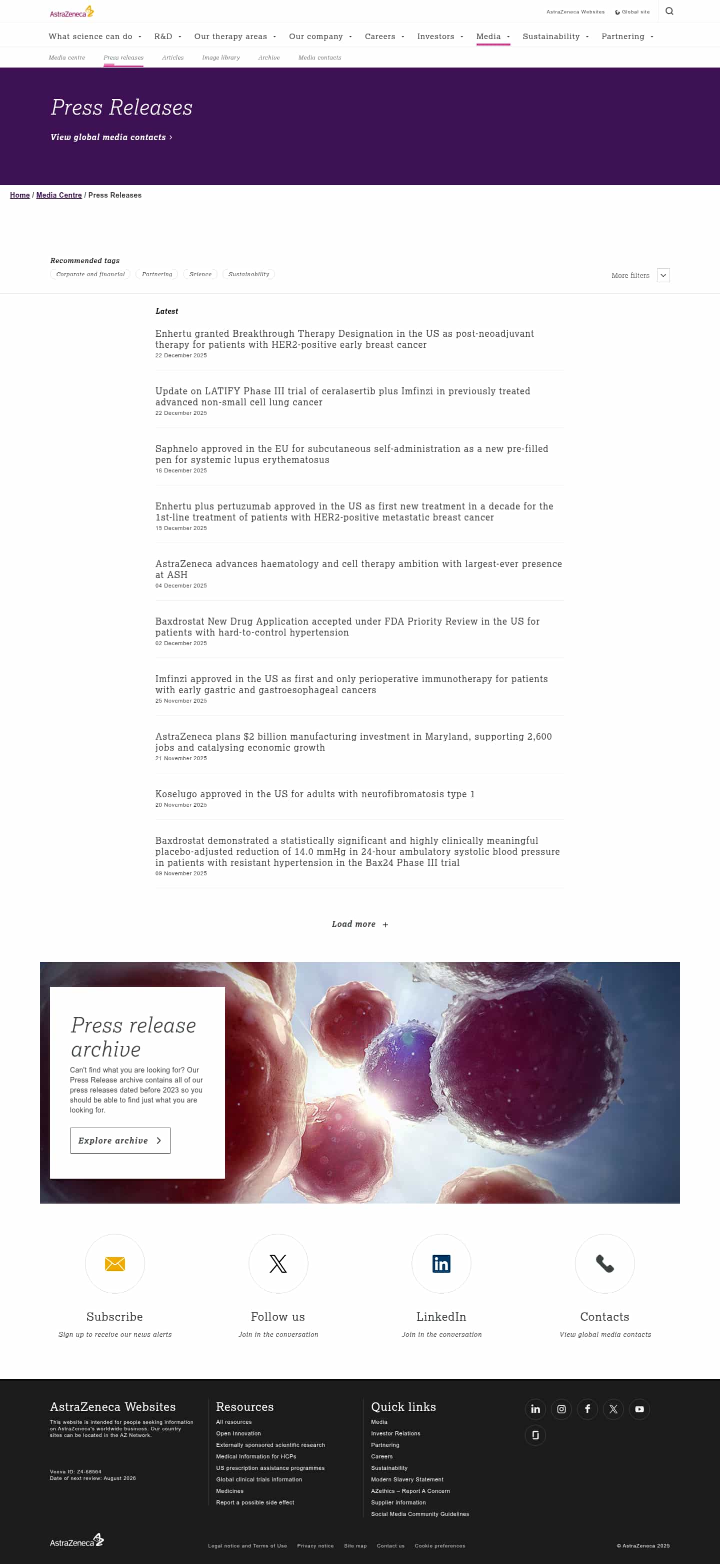 Latest website image capture