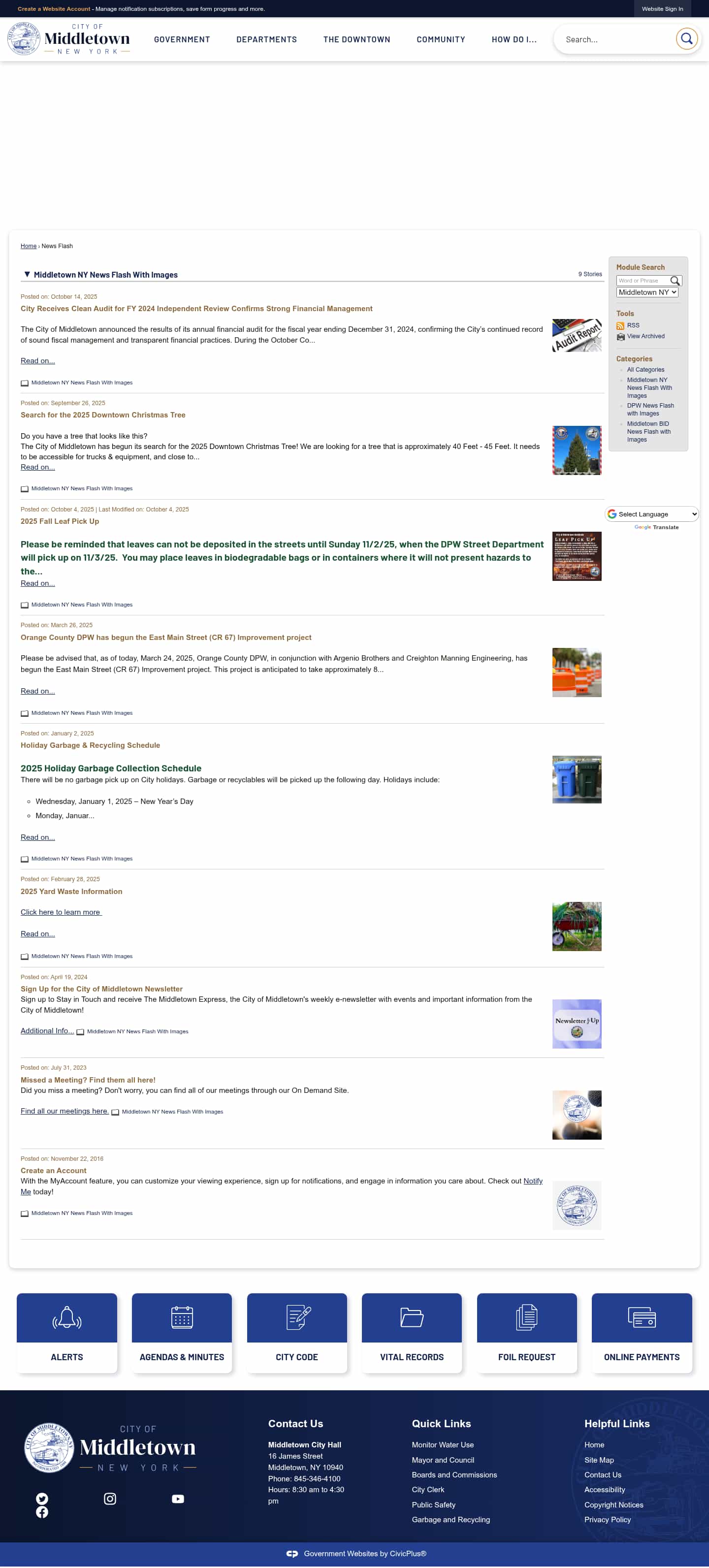 Latest website image capture