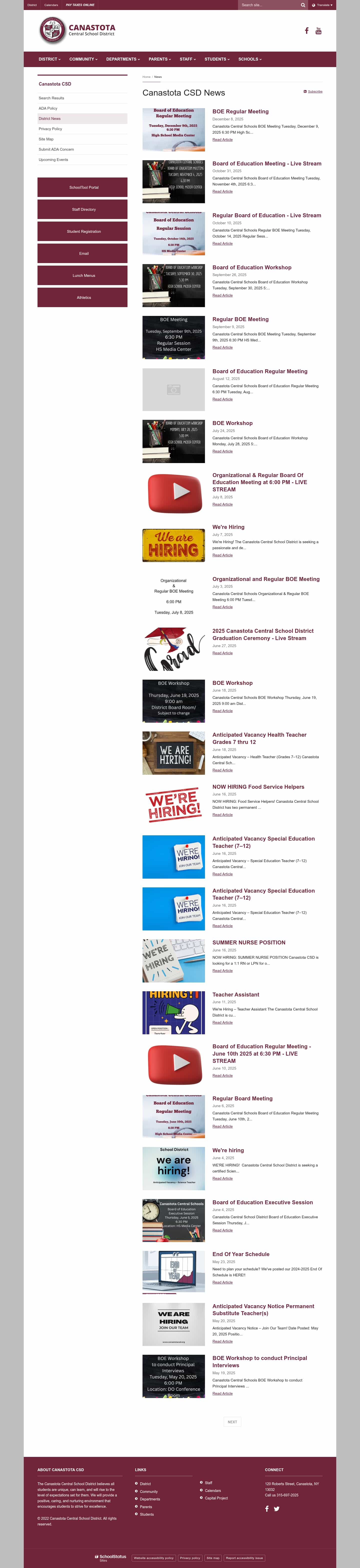 Latest website image capture