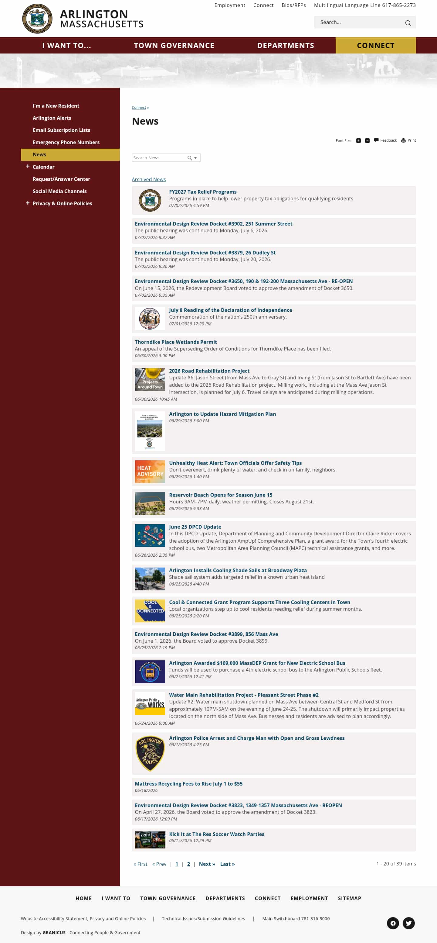 Latest website image capture