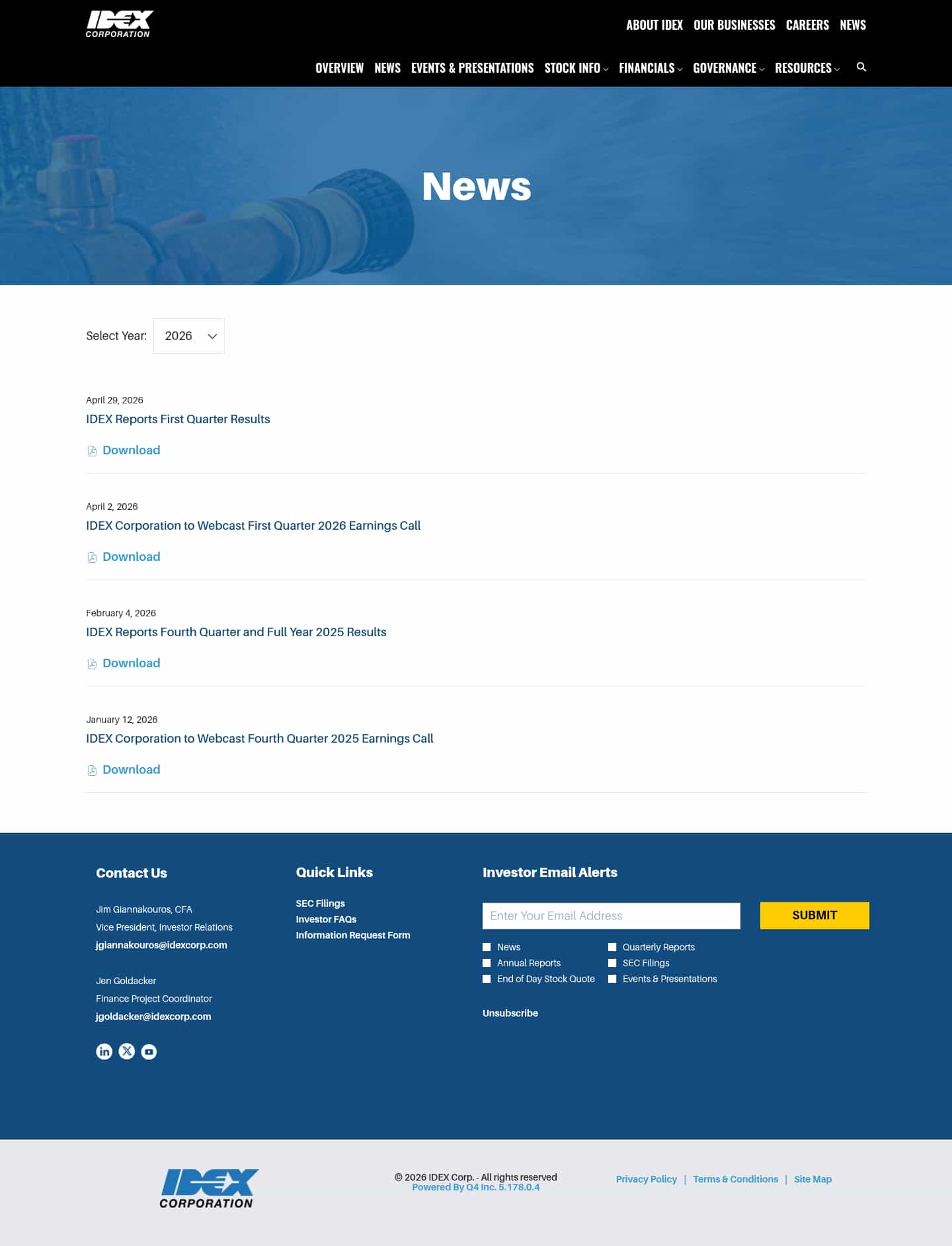Latest website image capture