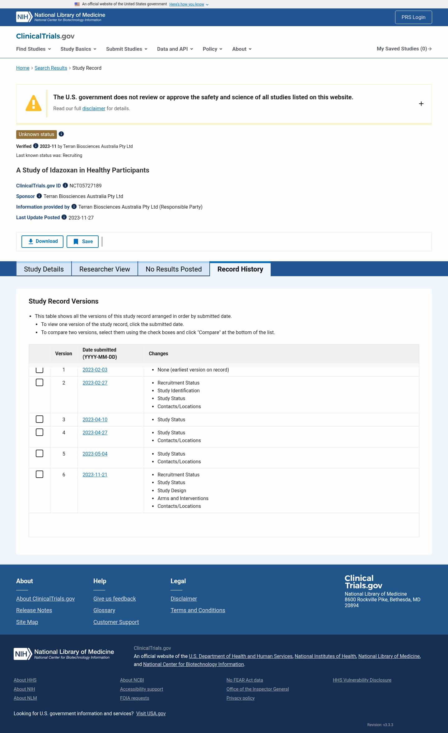 Latest website image capture