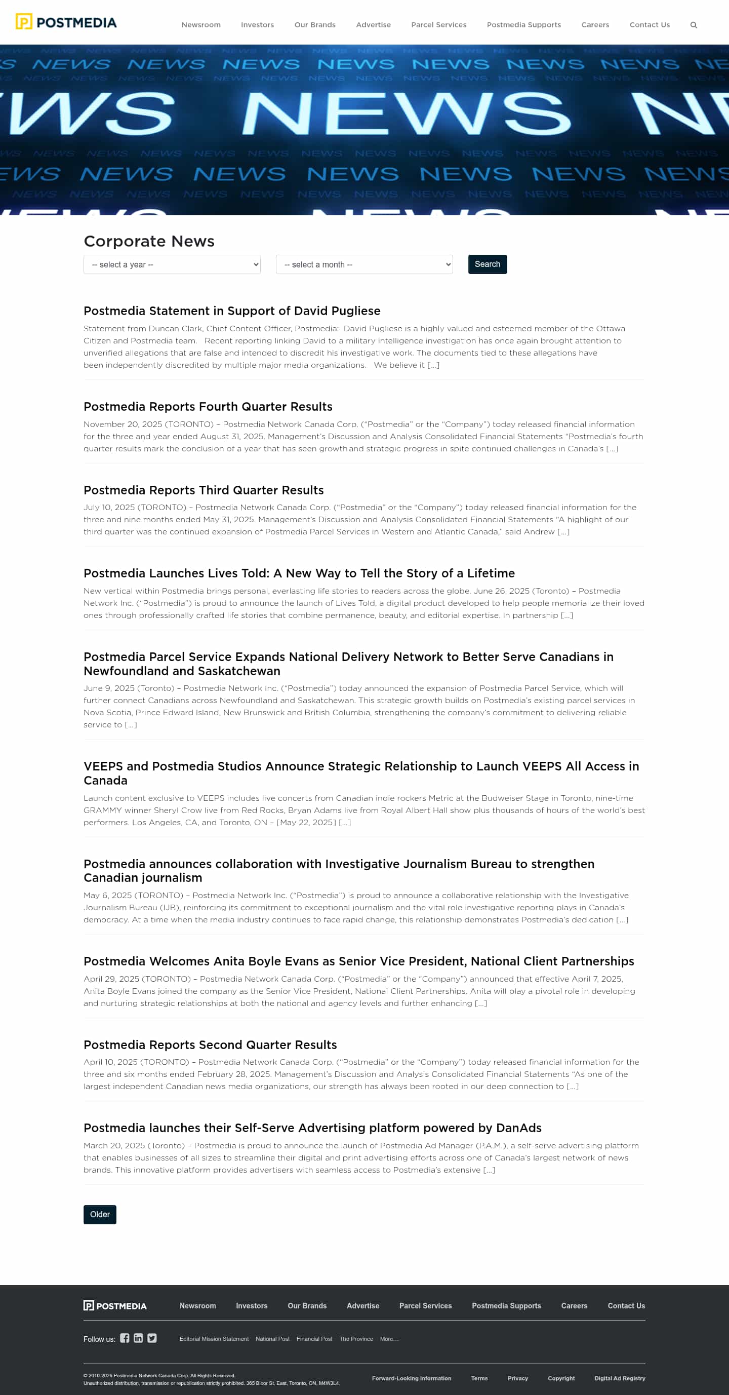 Latest website image capture