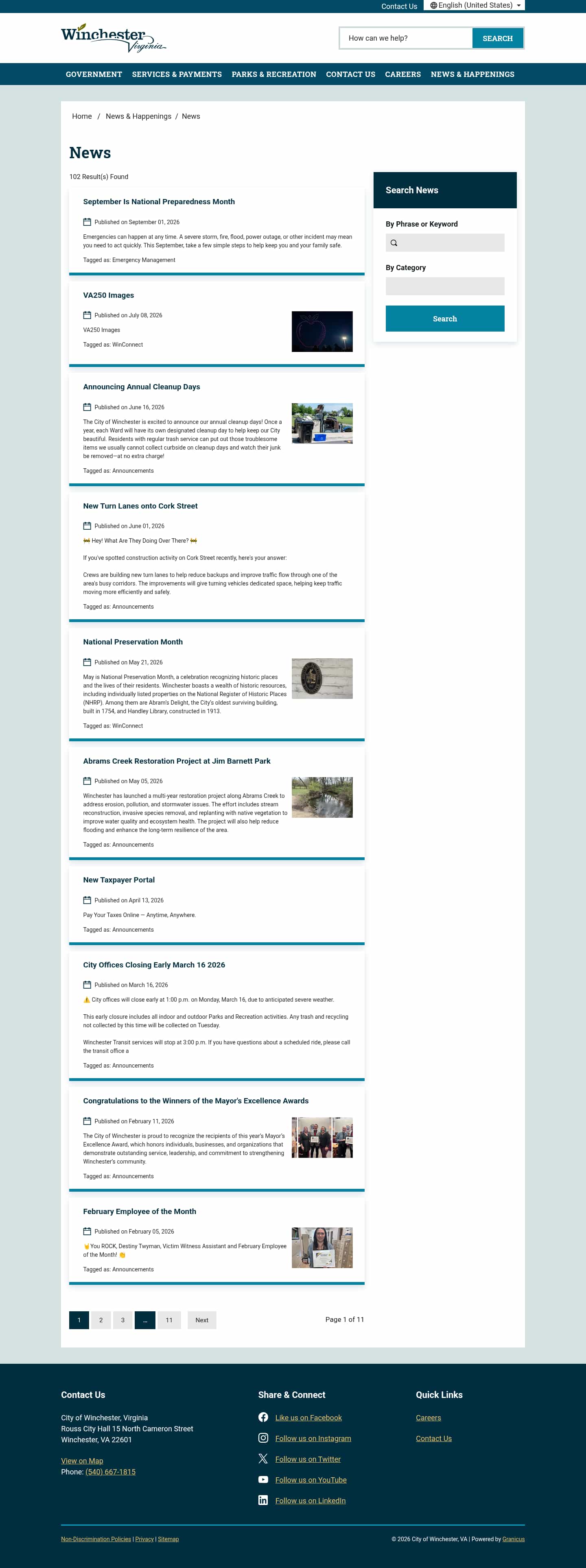 Latest website image capture