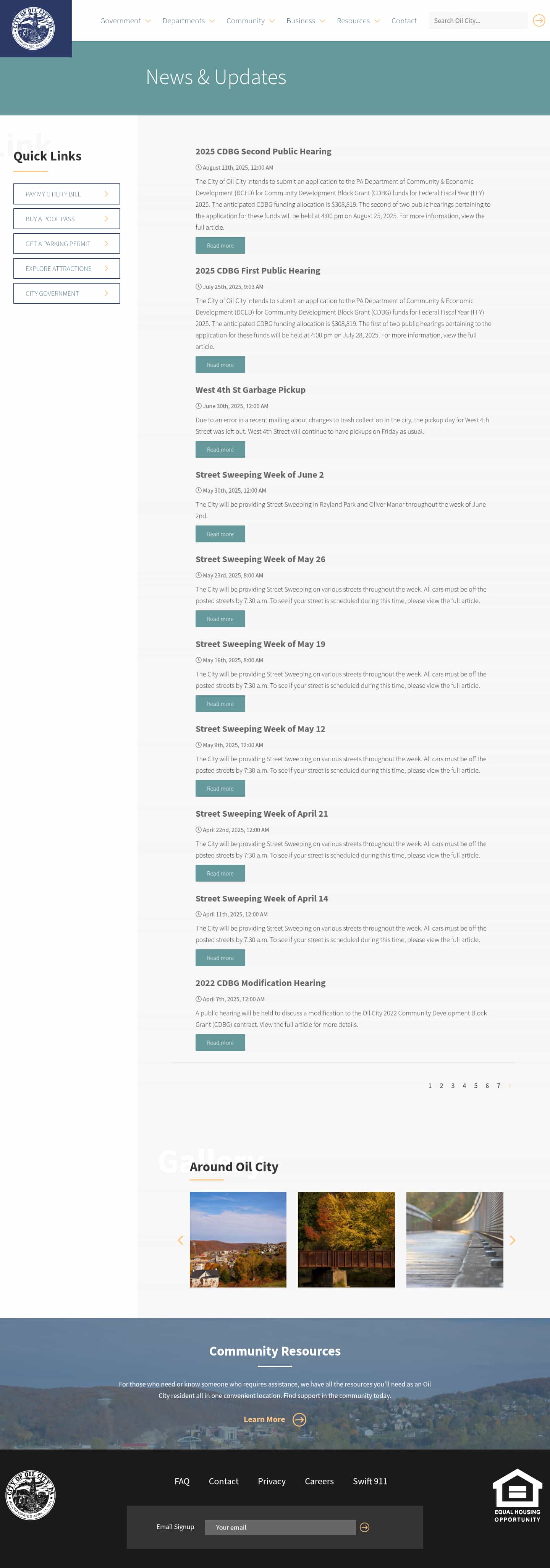 Latest website image capture