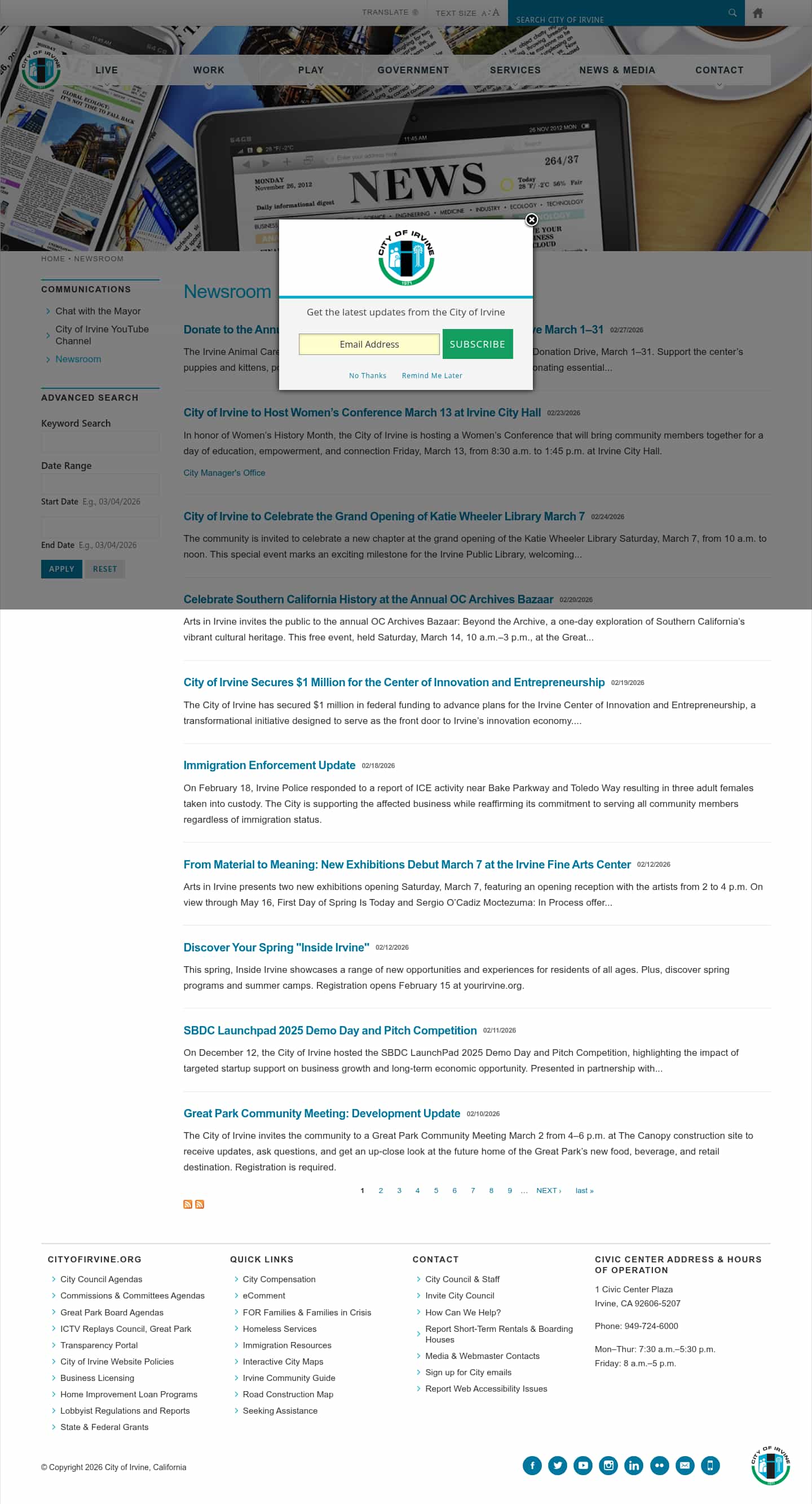 Latest website image capture