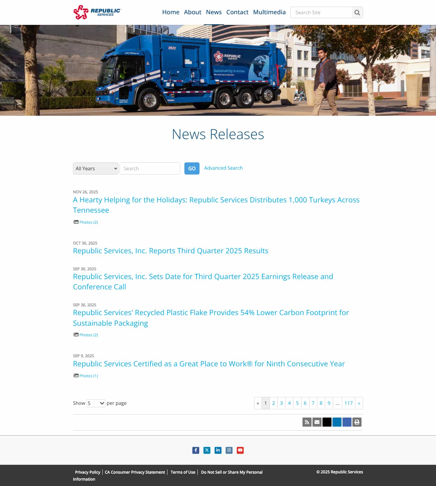 Latest website image capture