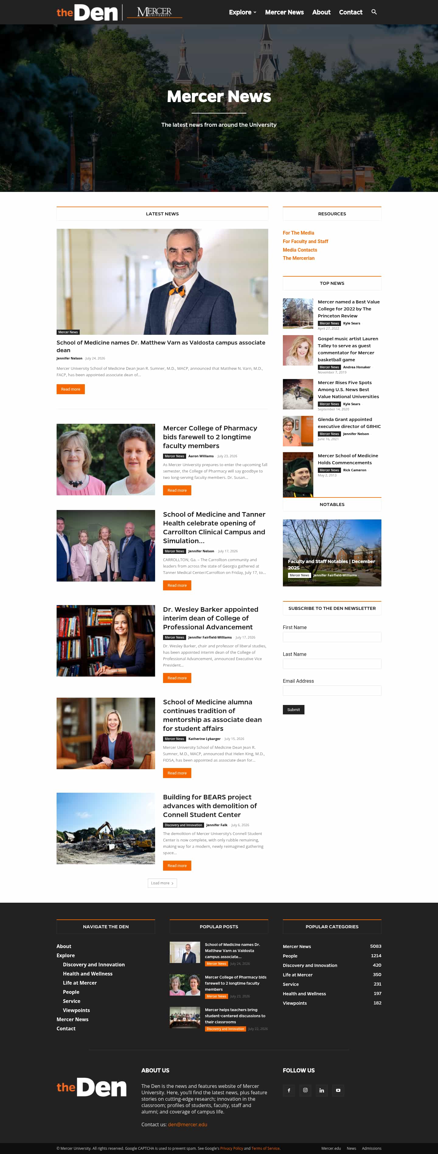Latest website image capture