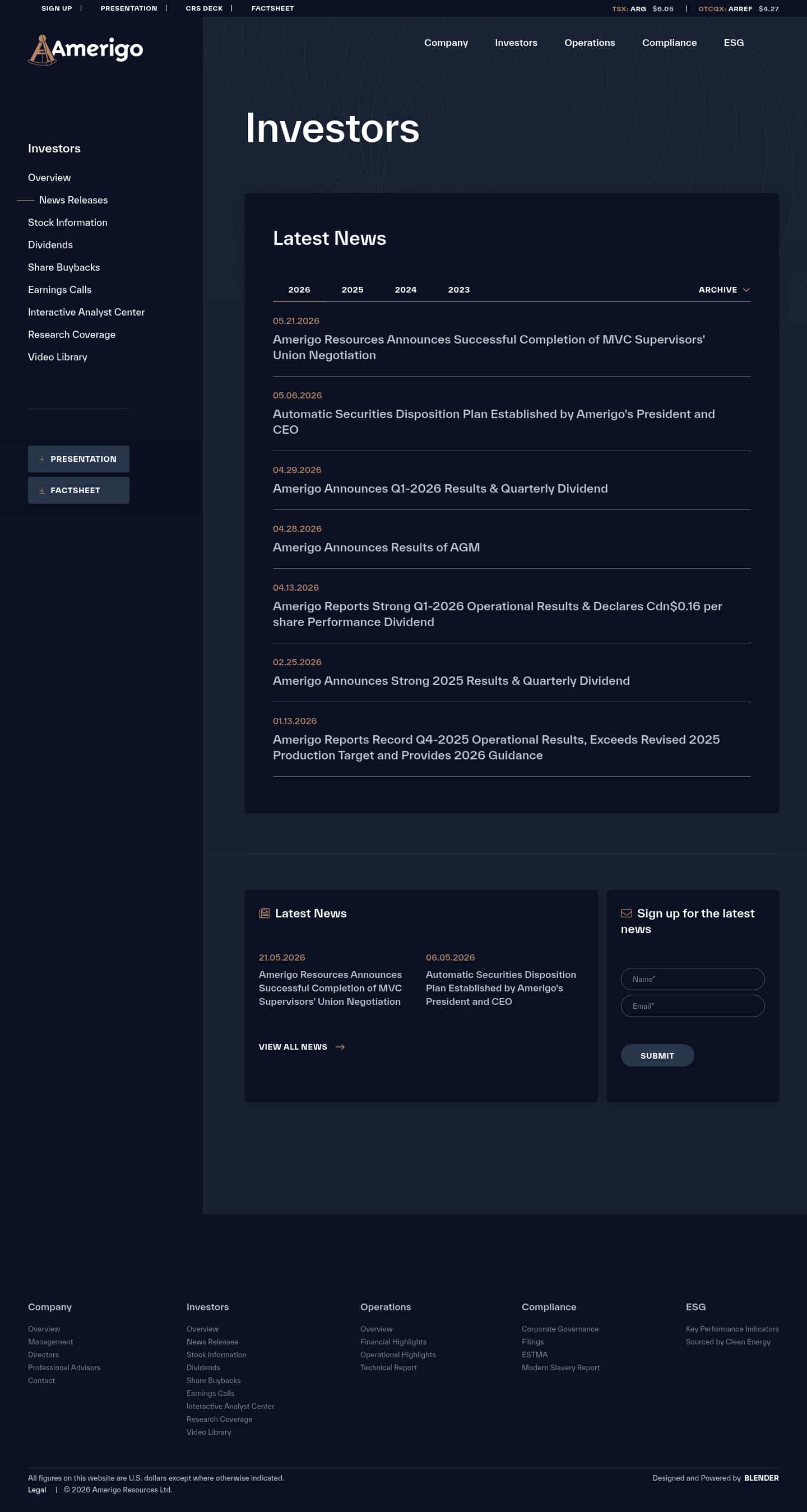 Latest website image capture