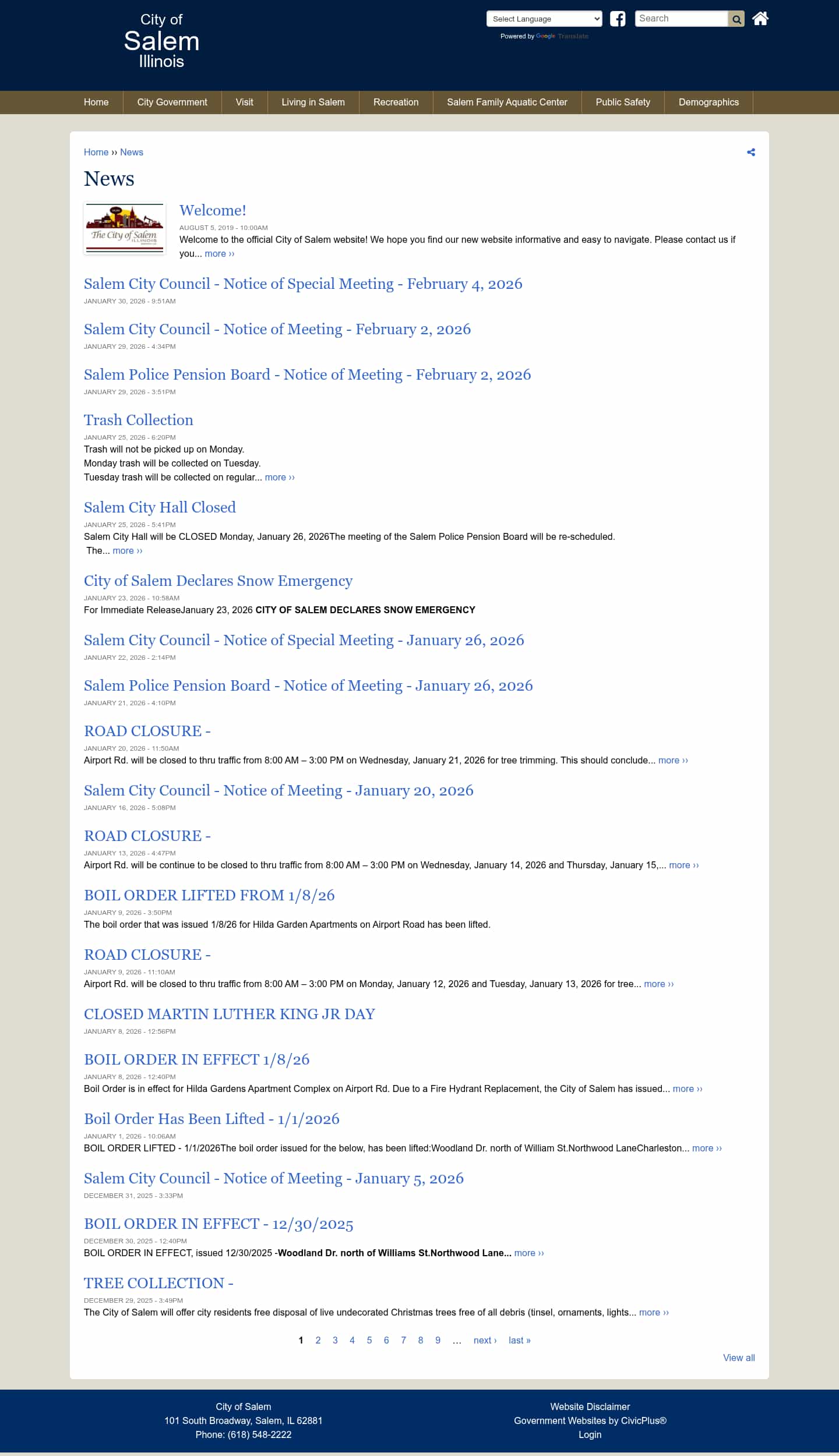 Latest website image capture