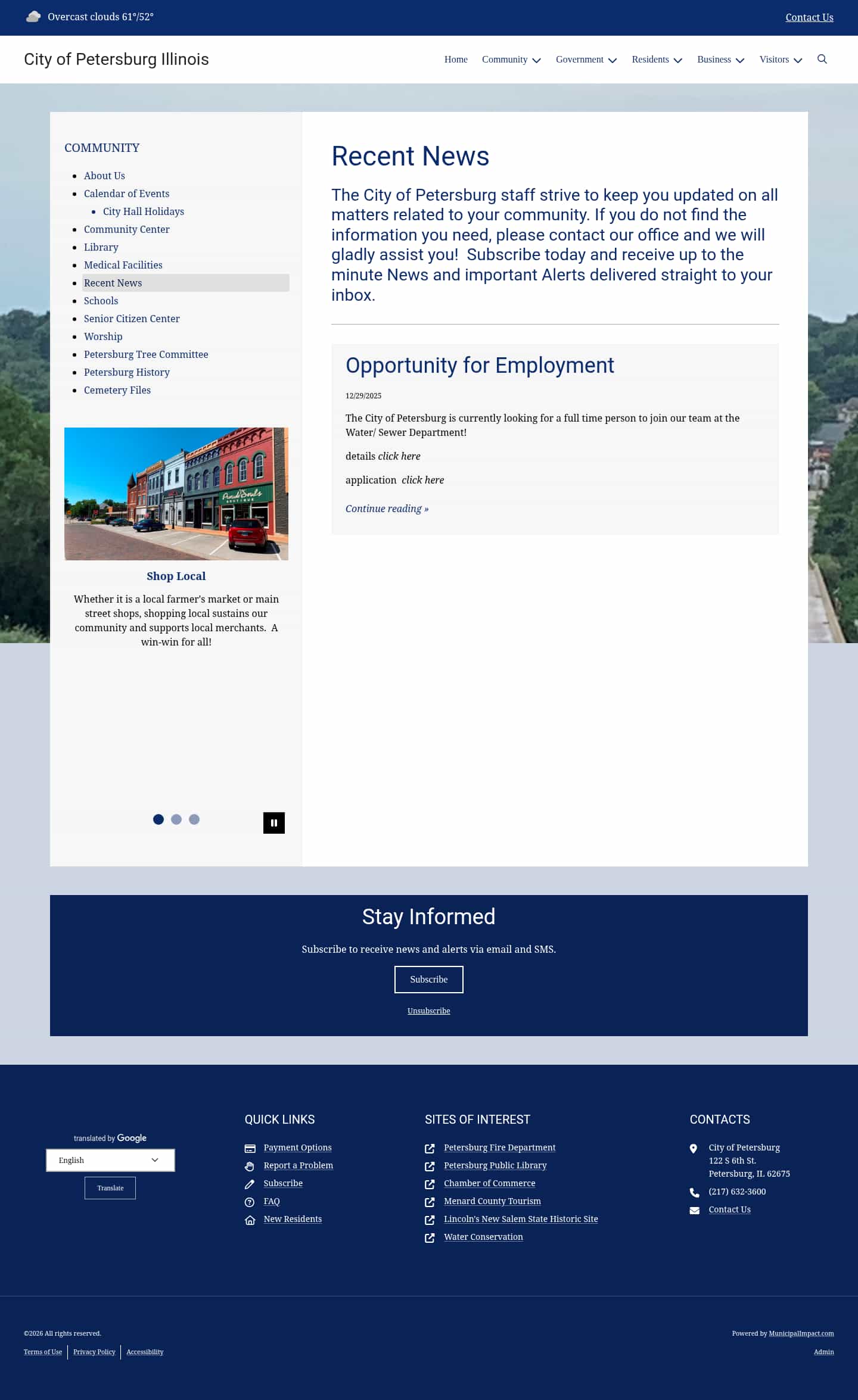 Latest website image capture