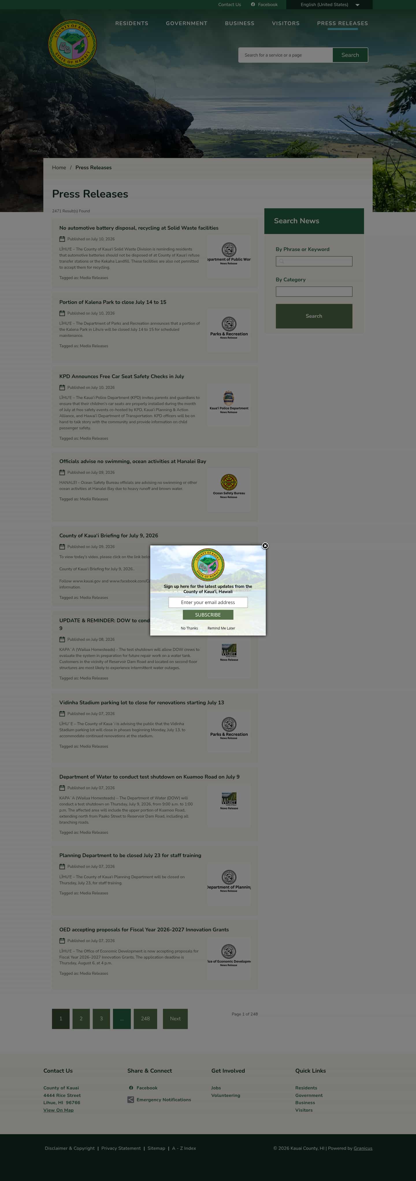 Latest website image capture