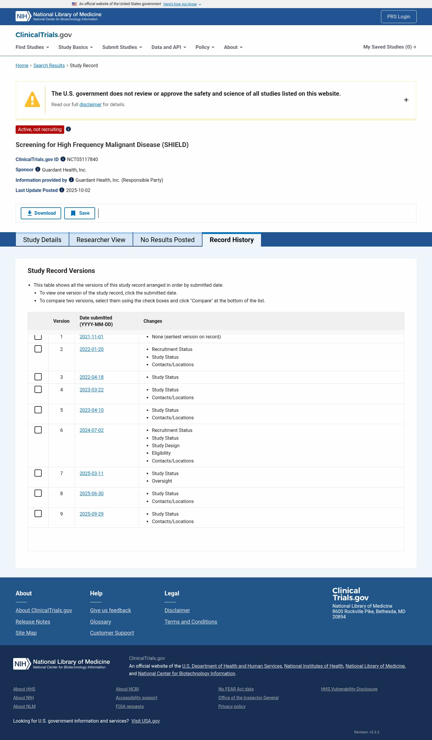 Latest website image capture