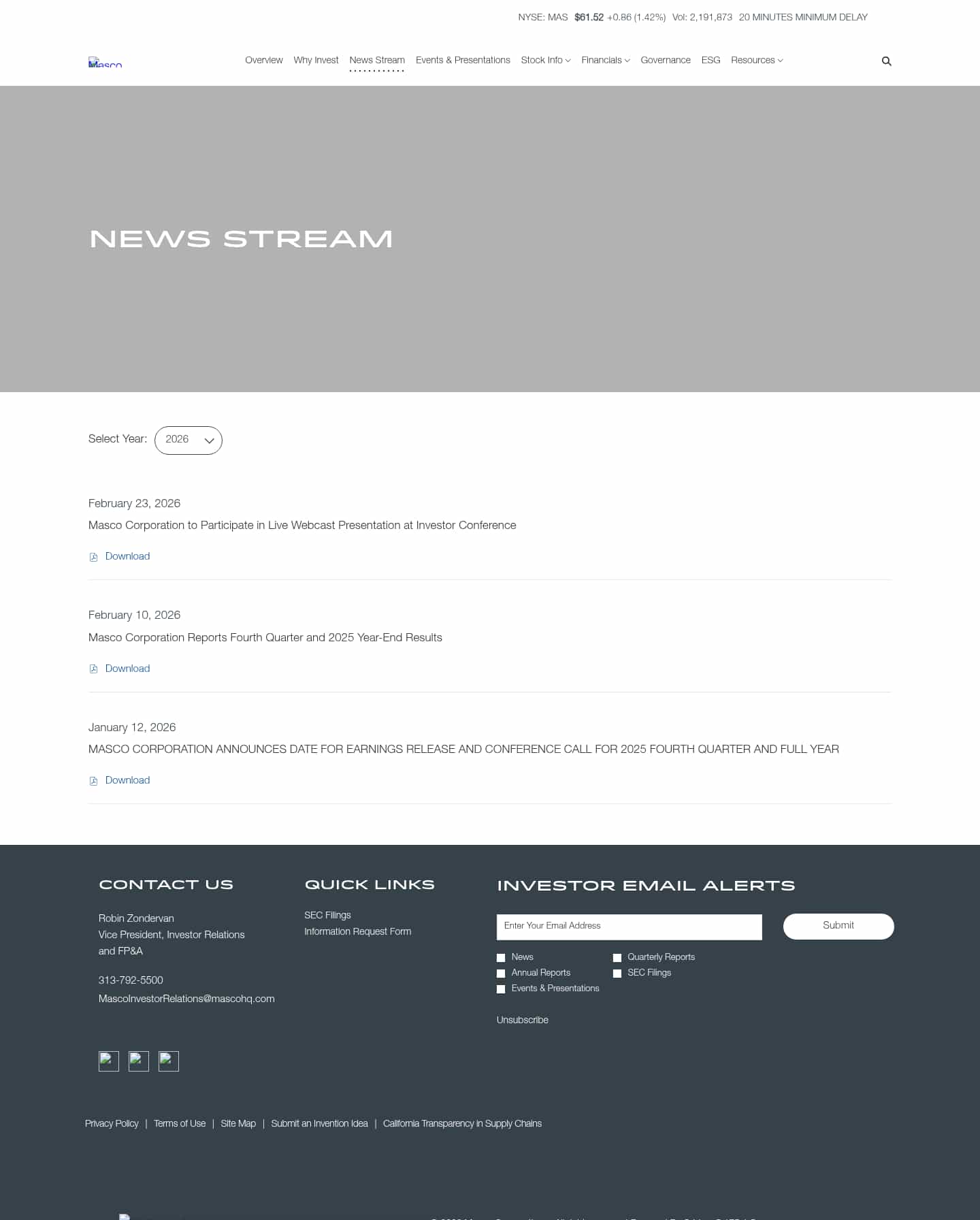 Latest website image capture