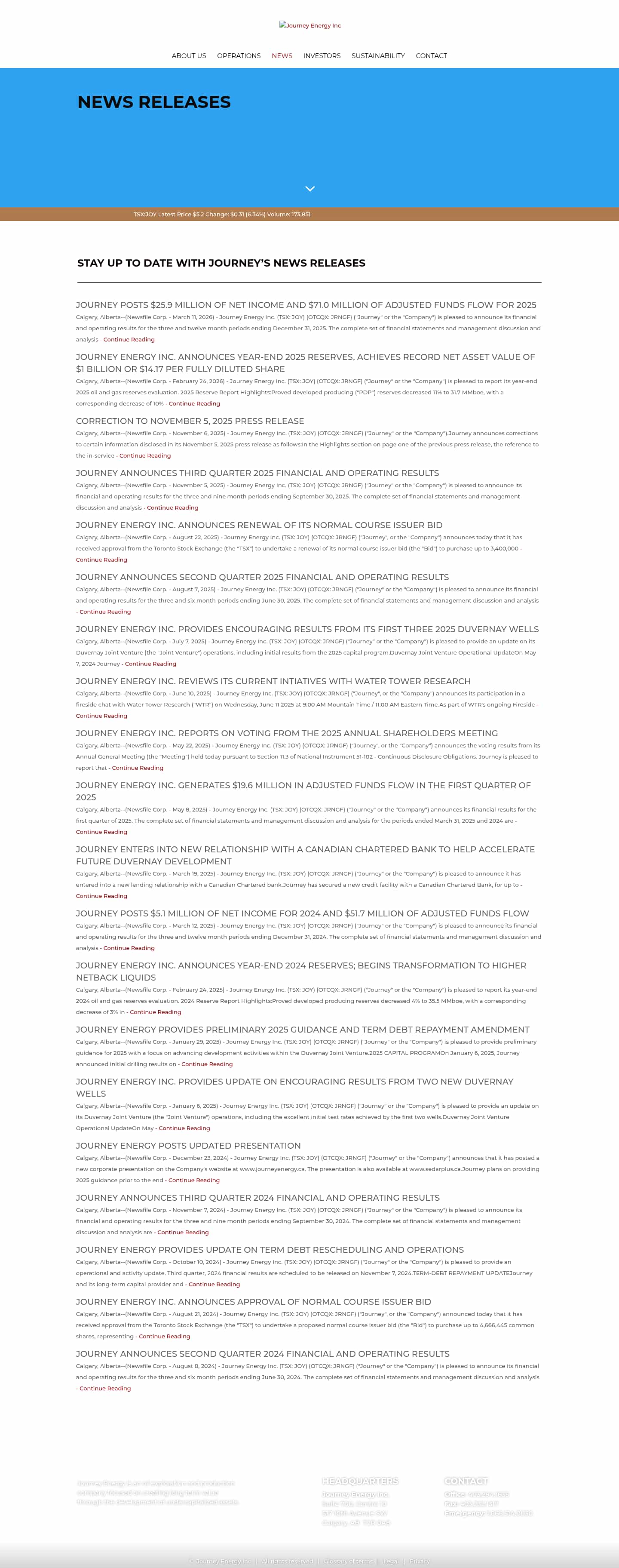 Latest website image capture