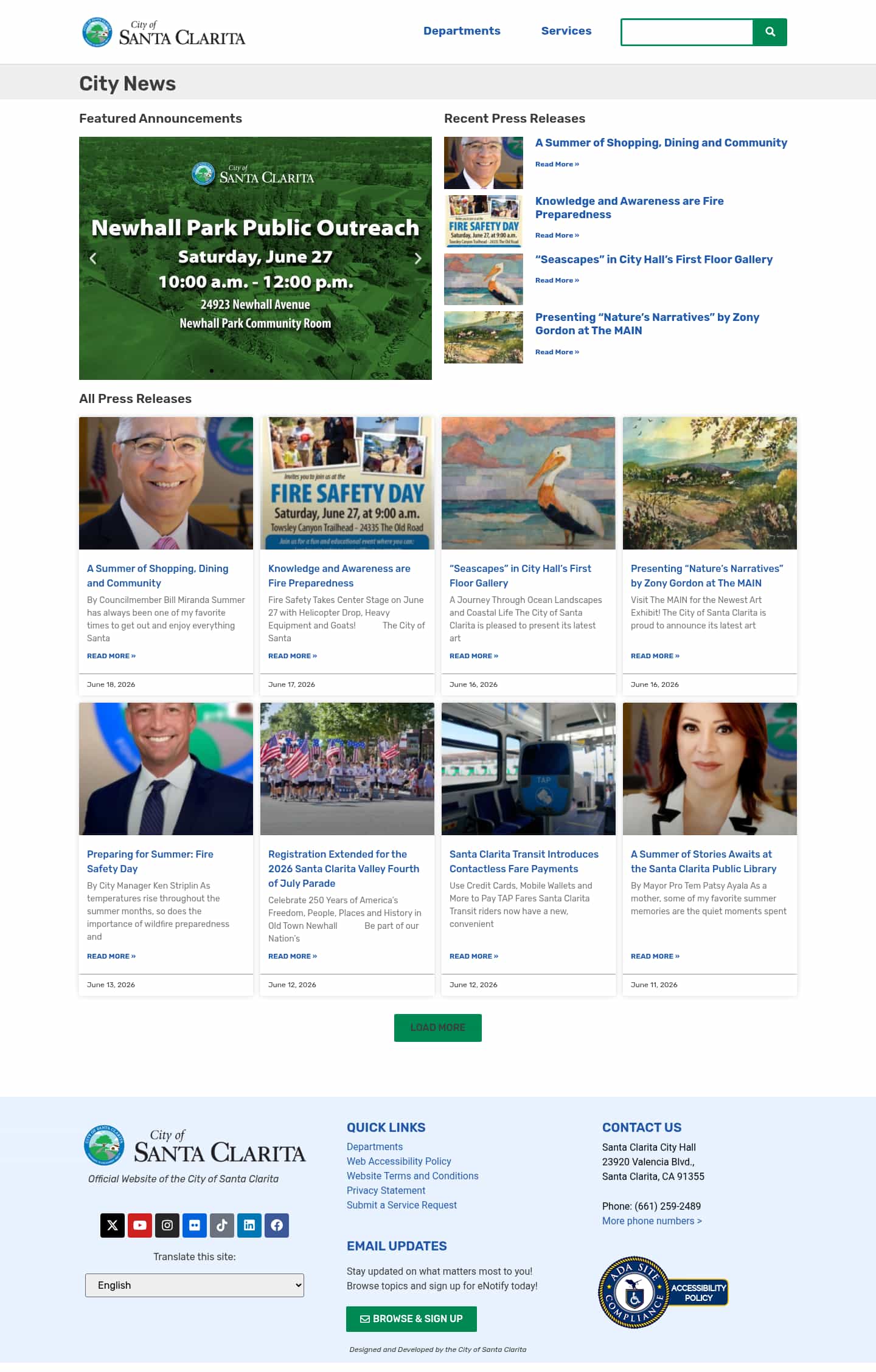Latest website image capture