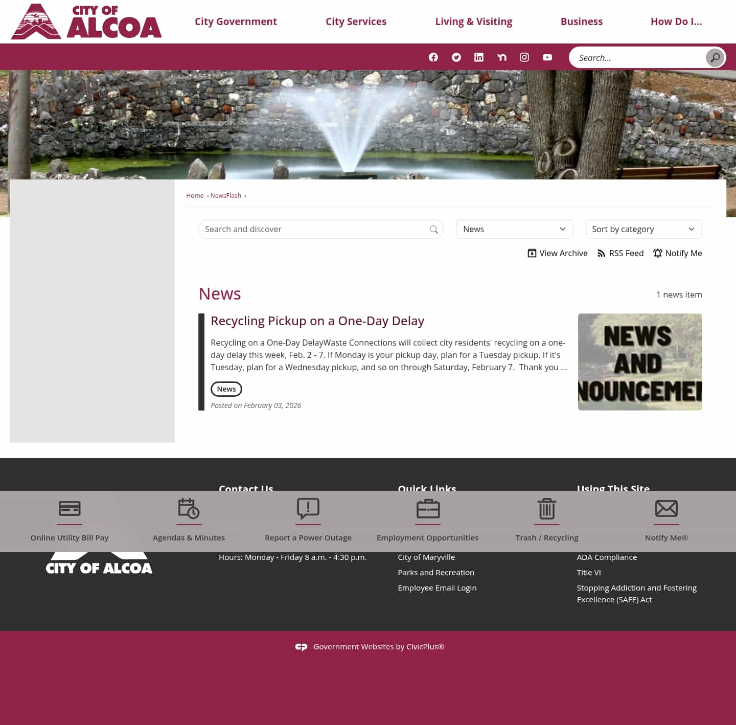 Latest website image capture