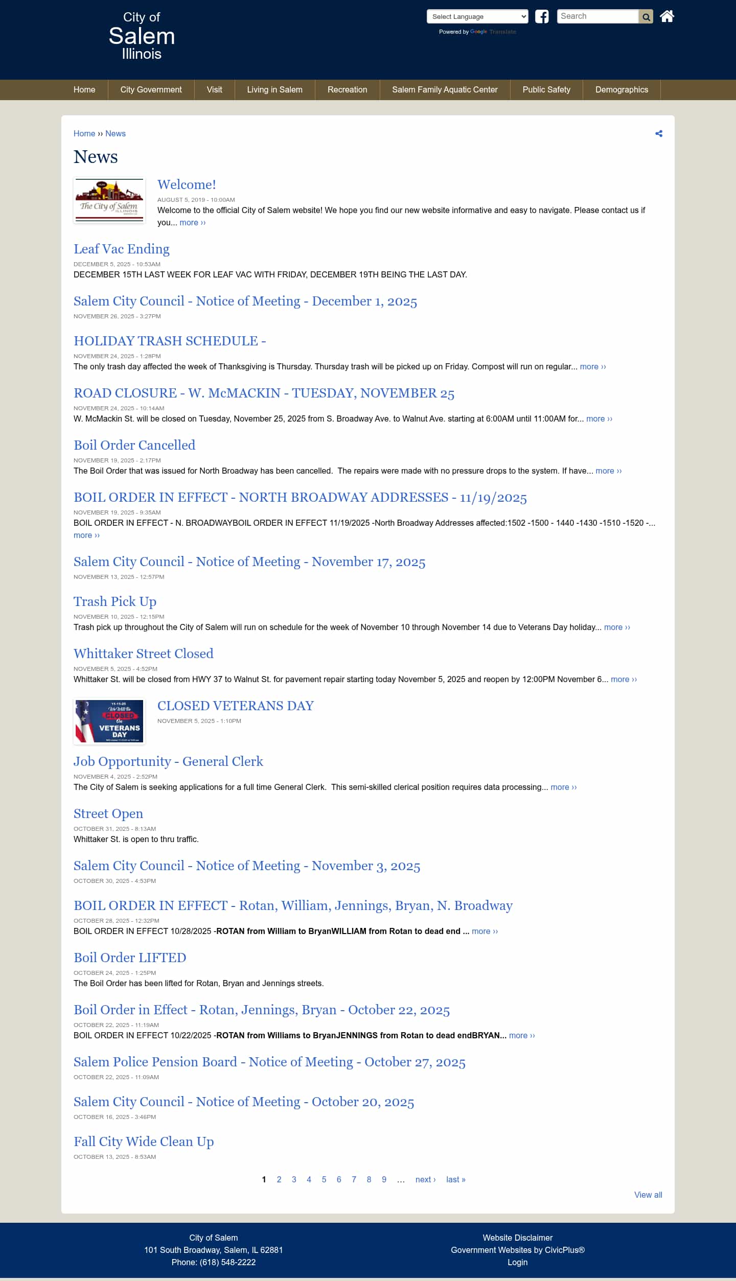 Latest website image capture