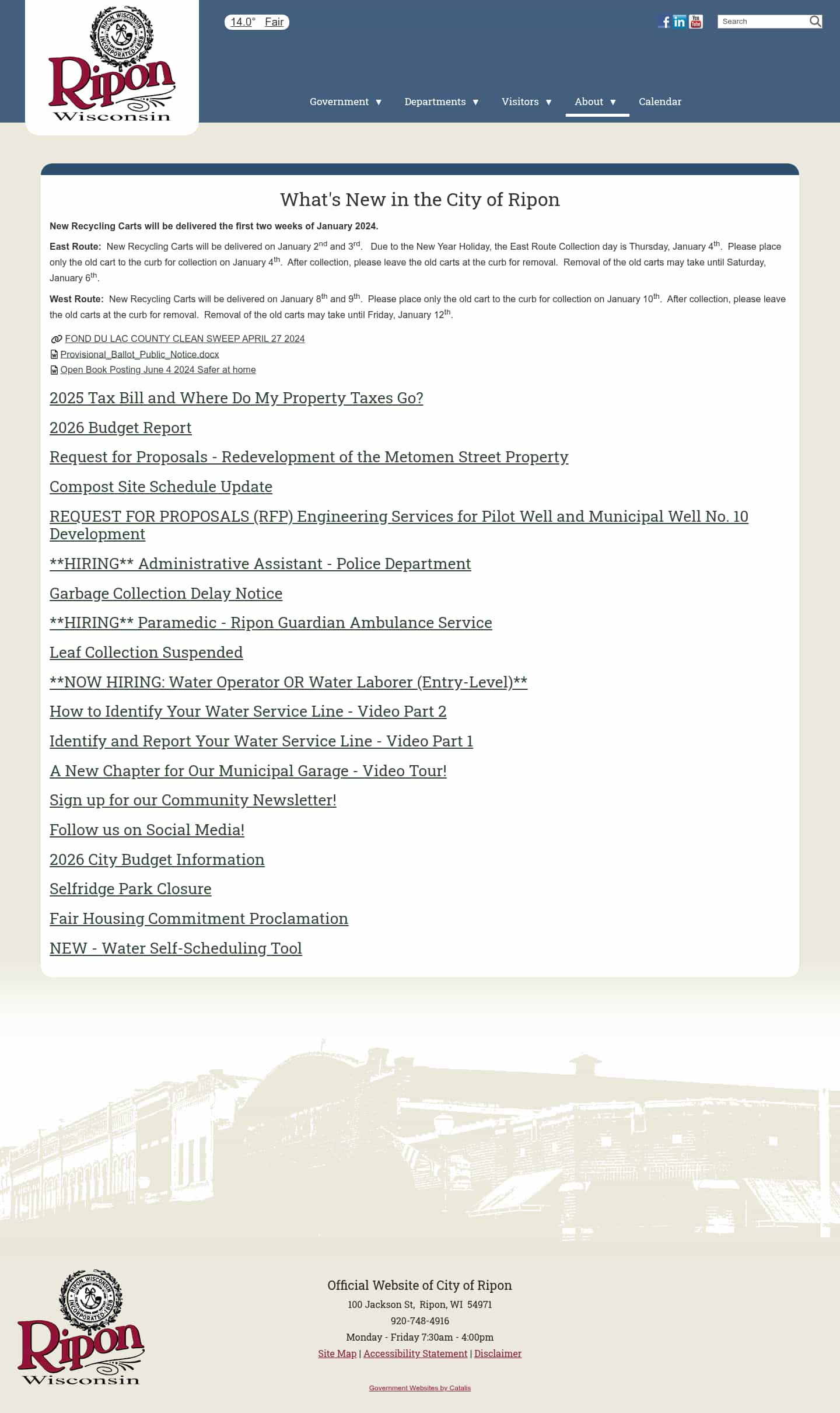 Latest website image capture