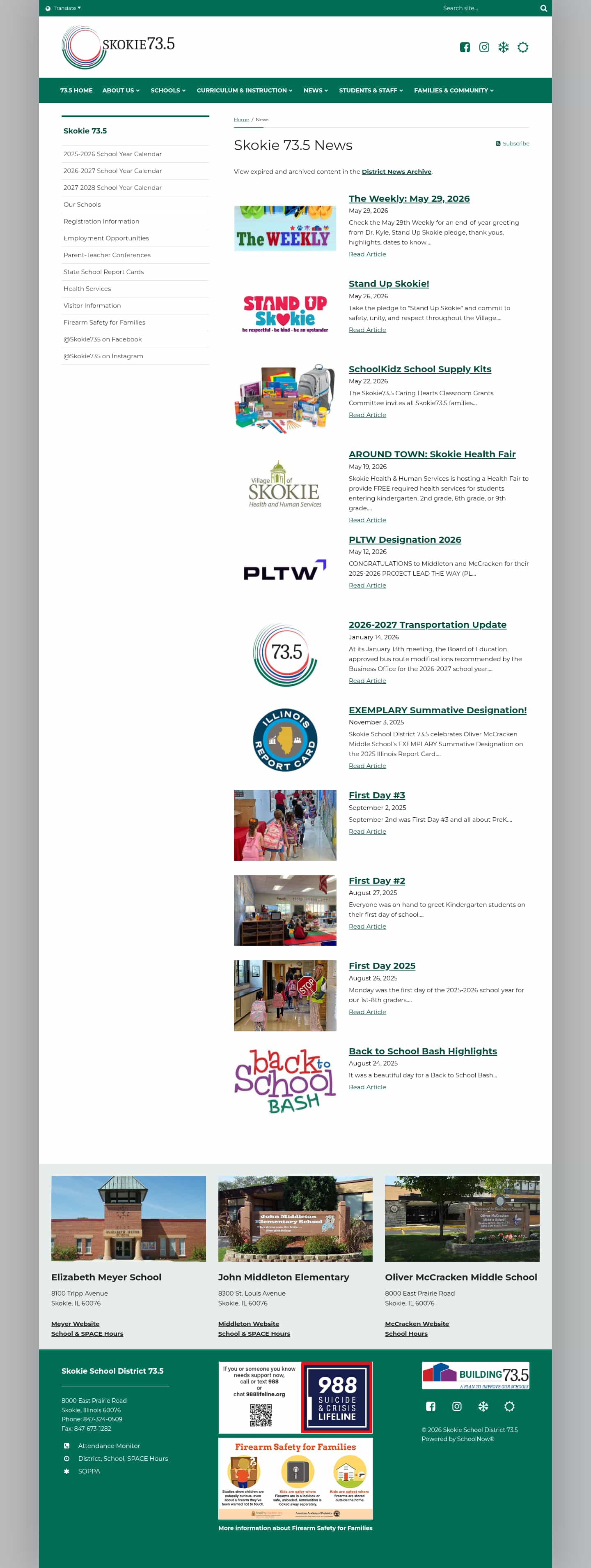 Latest website image capture