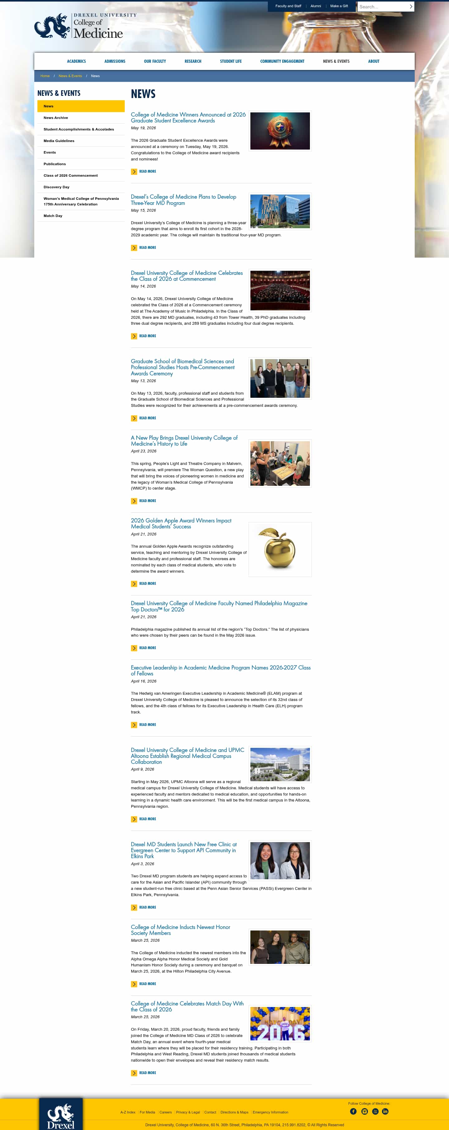 Latest website image capture