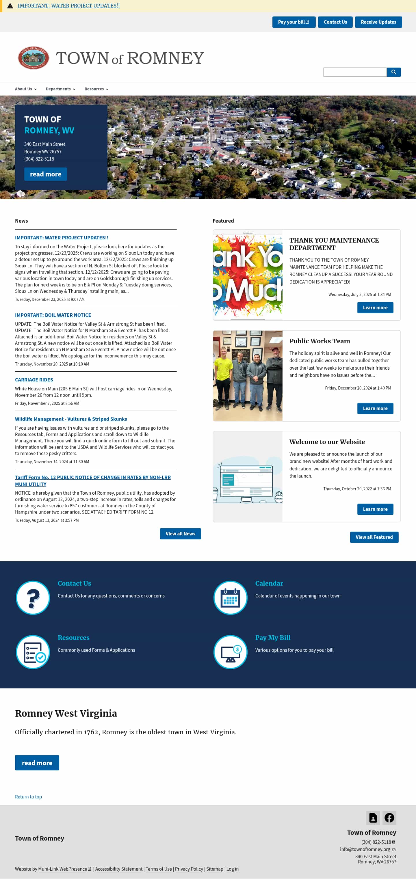 Latest website image capture