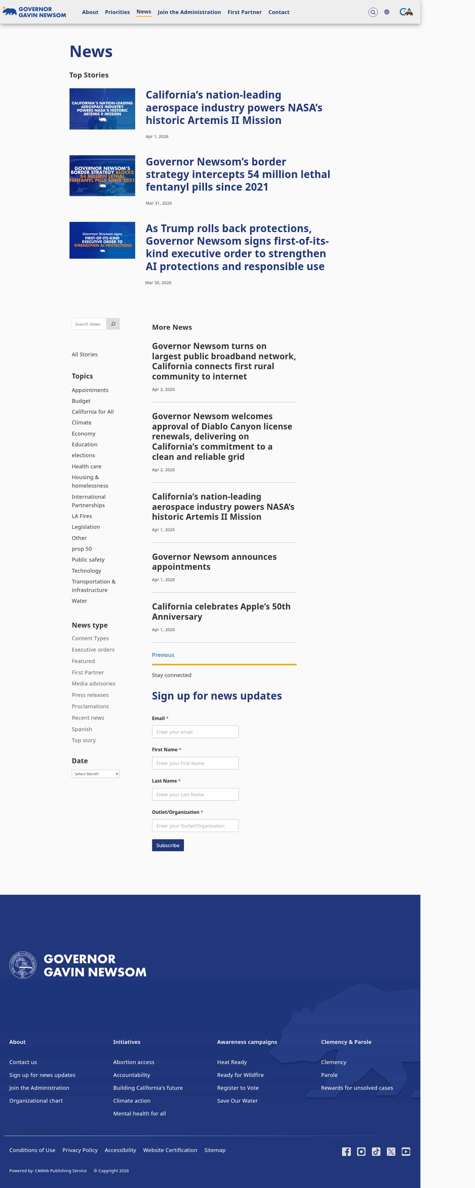 Latest website image capture