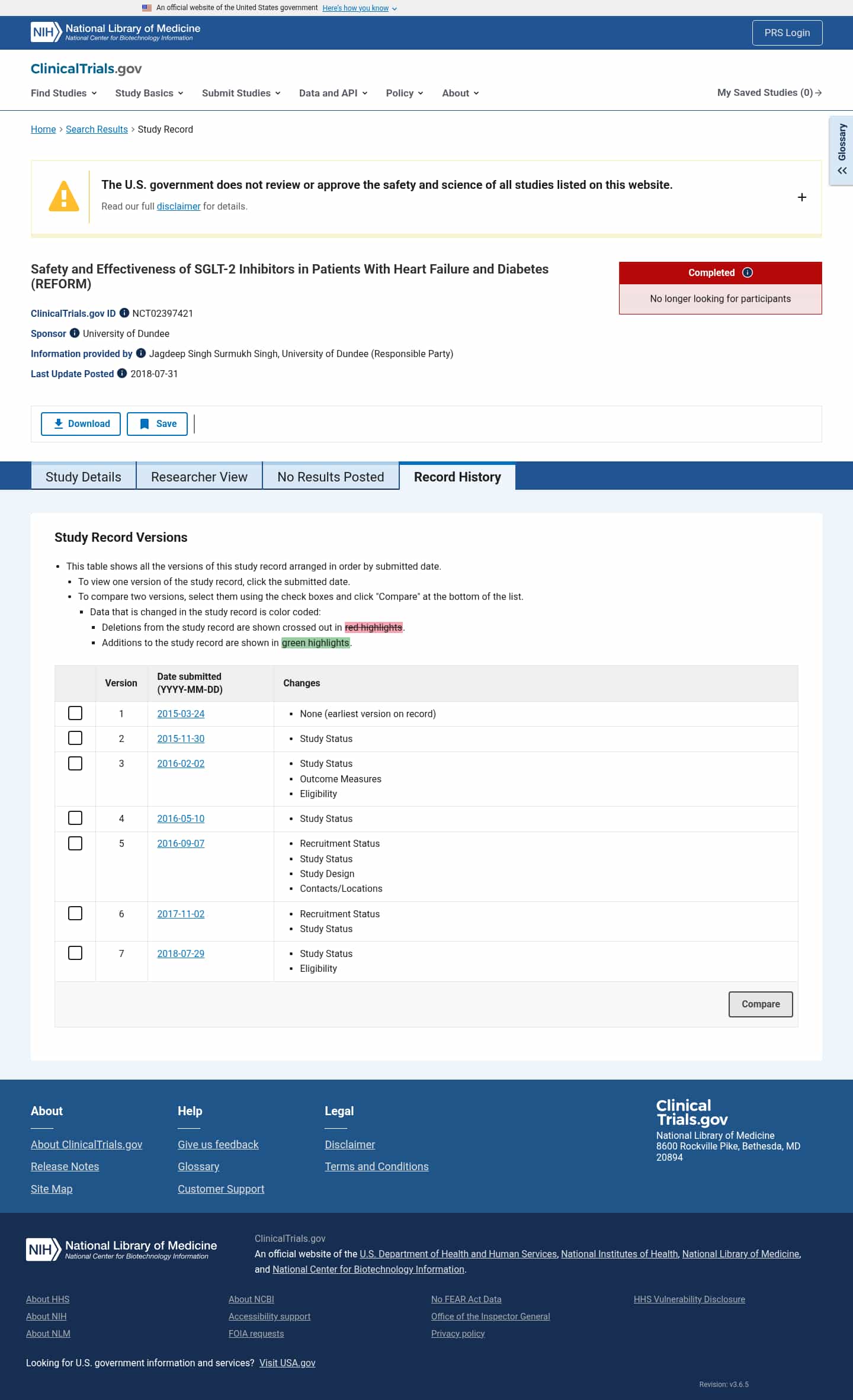 Latest website image capture