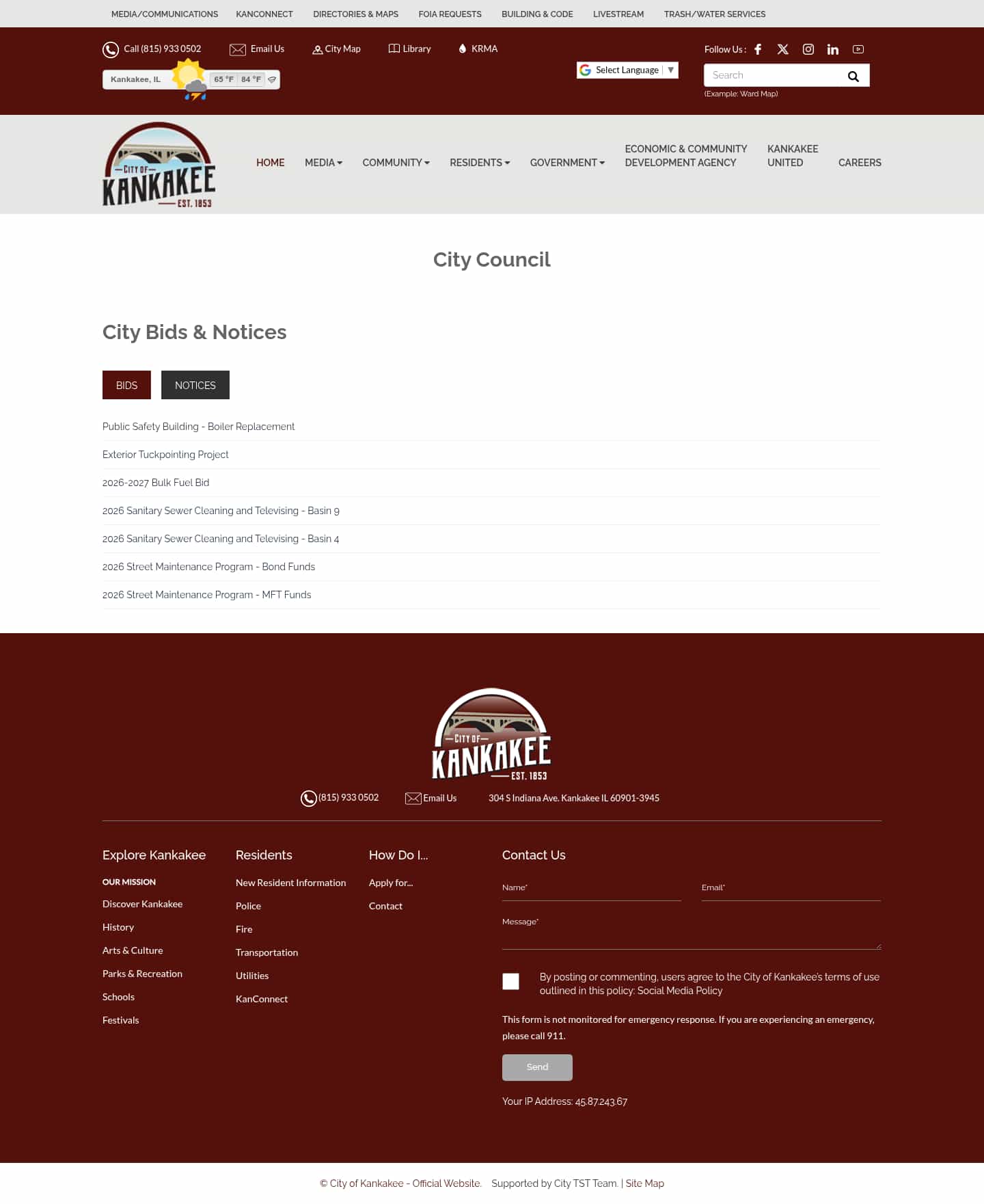 Latest website image capture