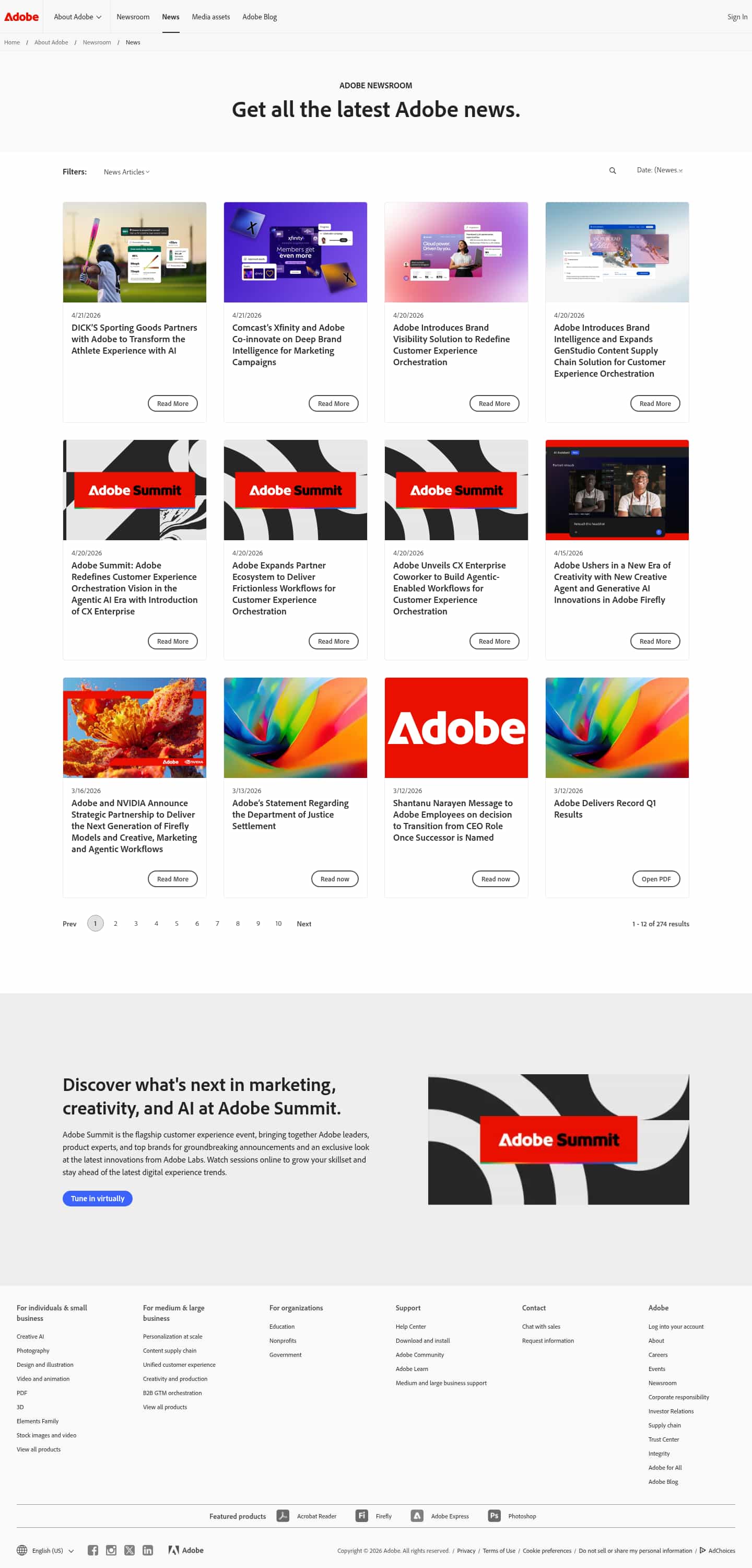 Latest website image capture