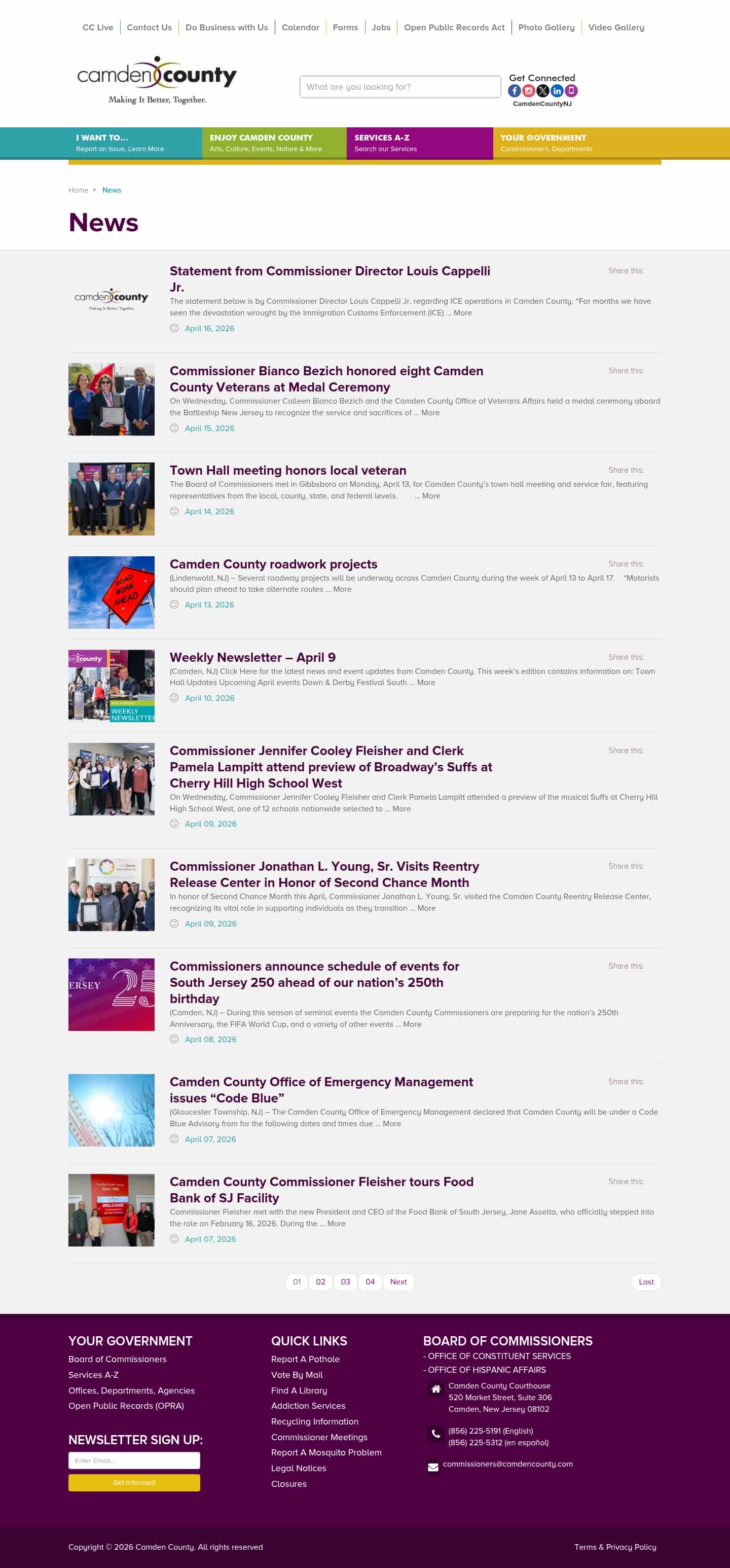 Latest website image capture