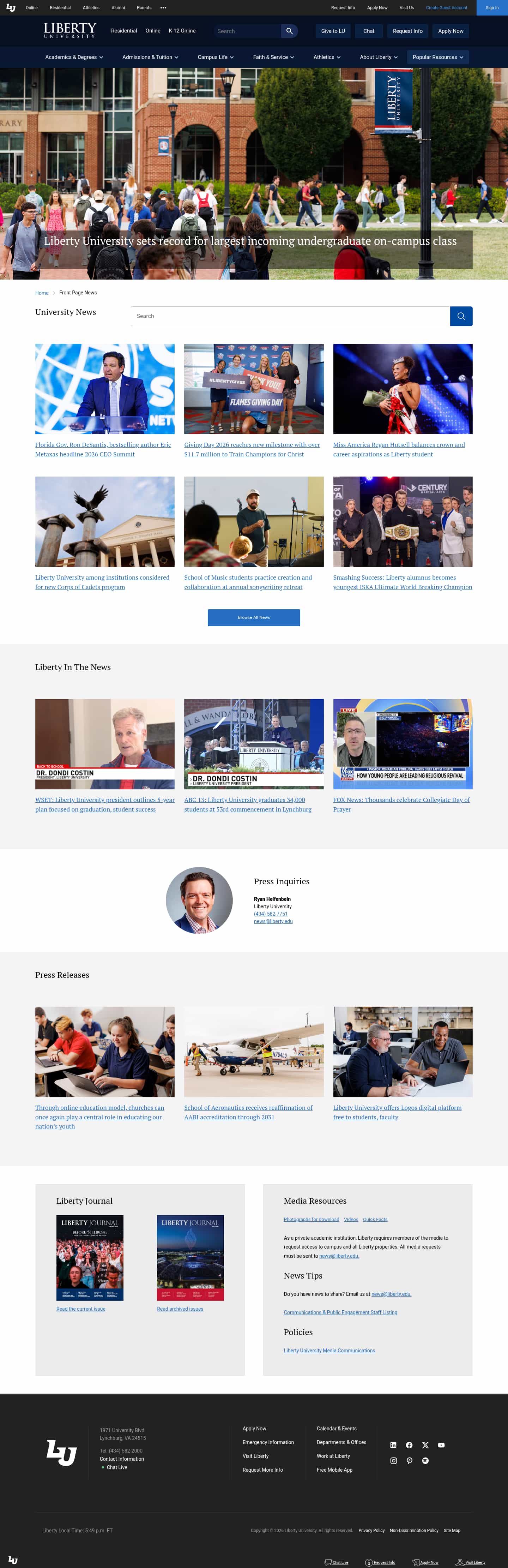 Latest website image capture