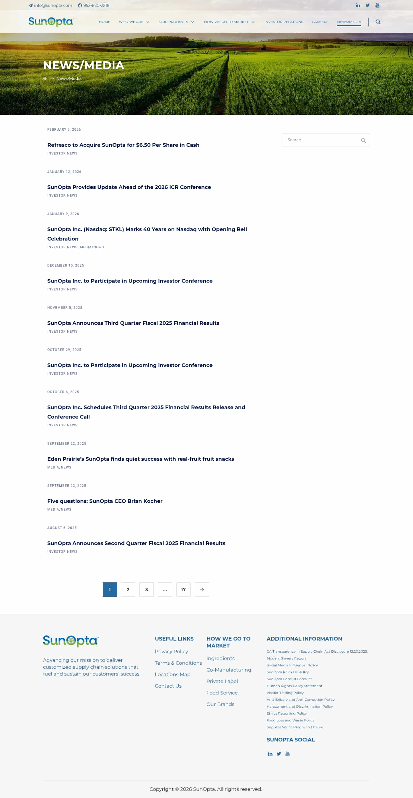 Latest website image capture