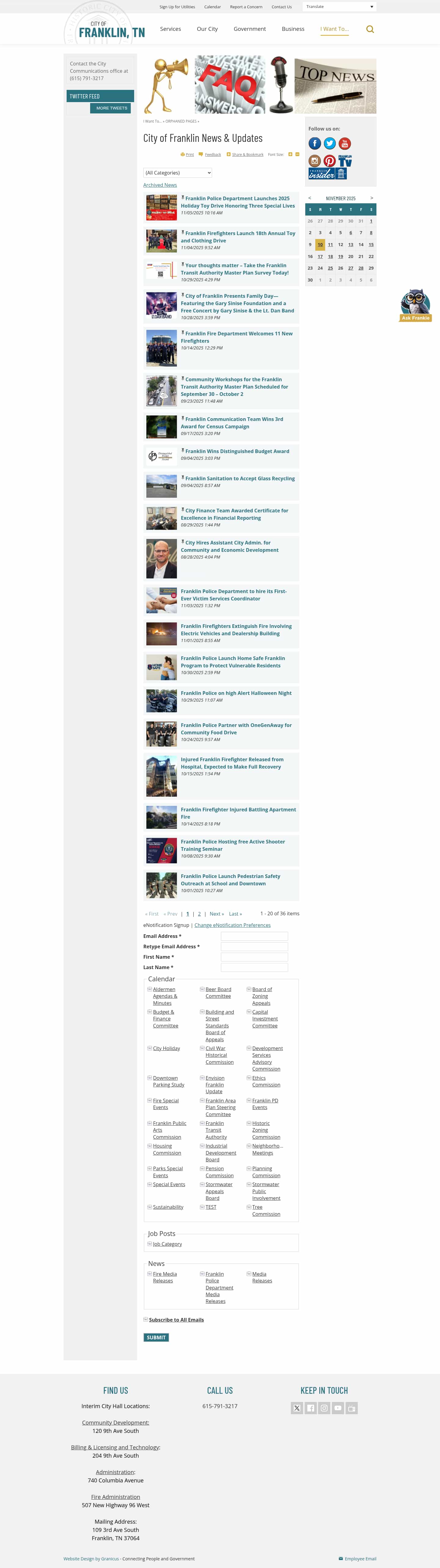 Latest website image capture