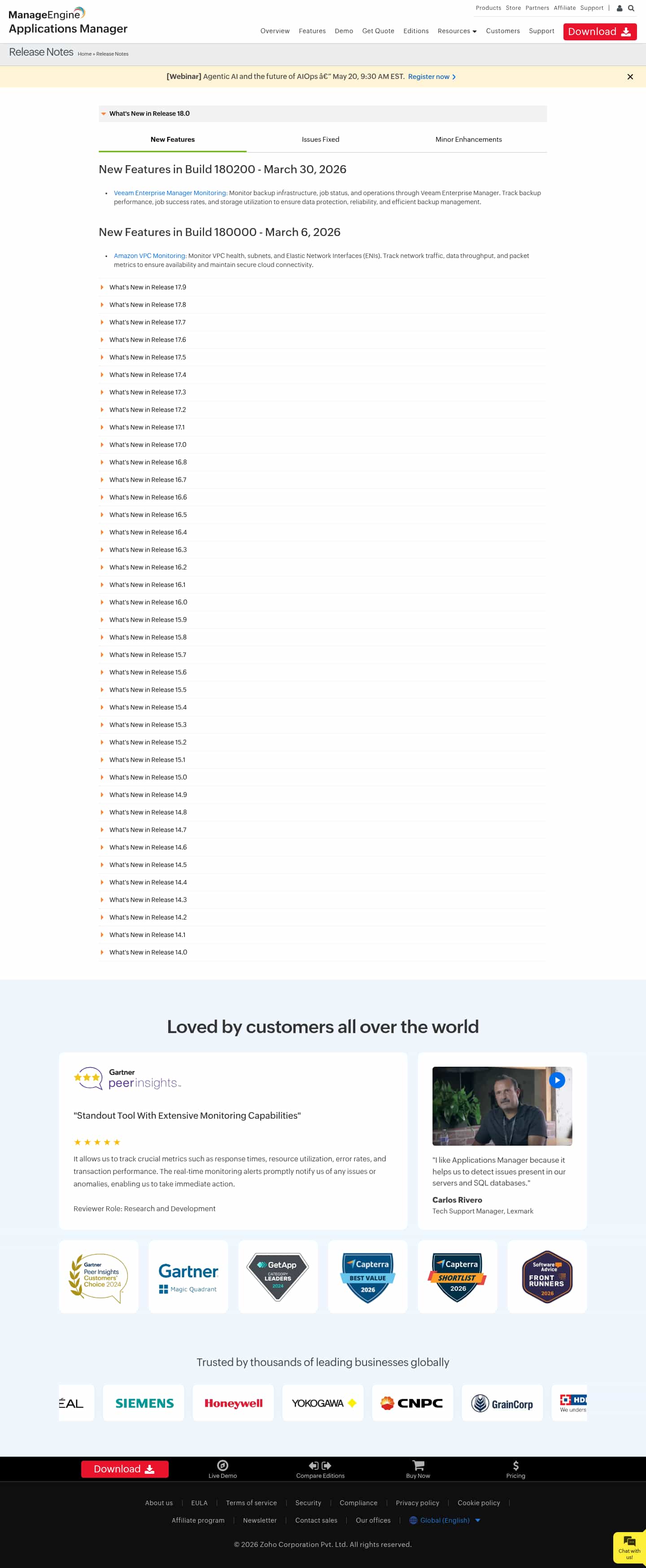 Latest website image capture