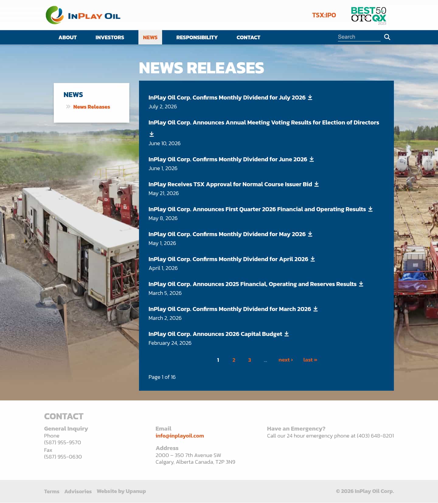 Latest website image capture