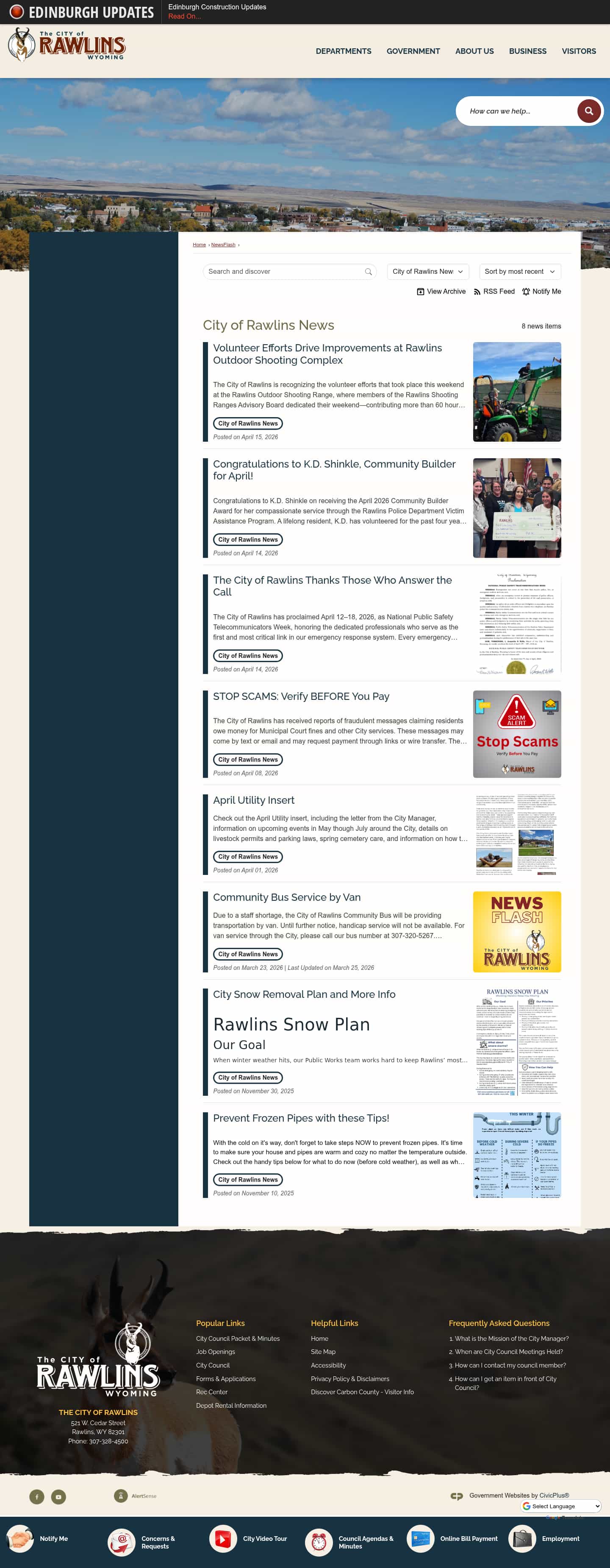 Latest website image capture