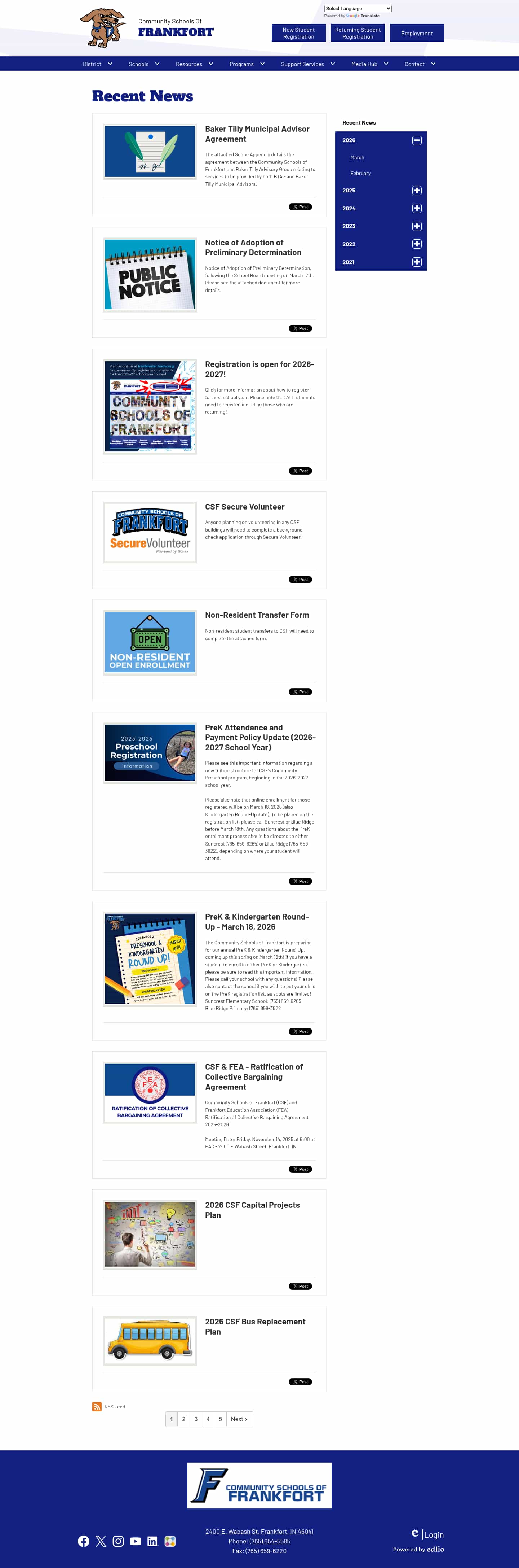 Latest website image capture