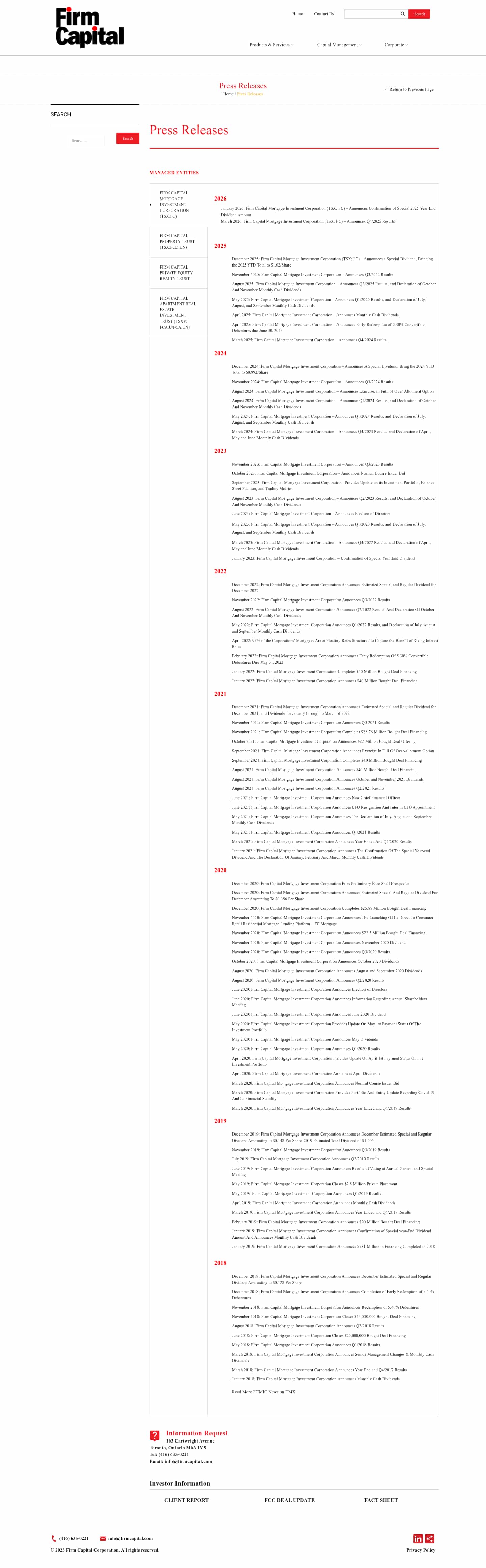 Latest website image capture