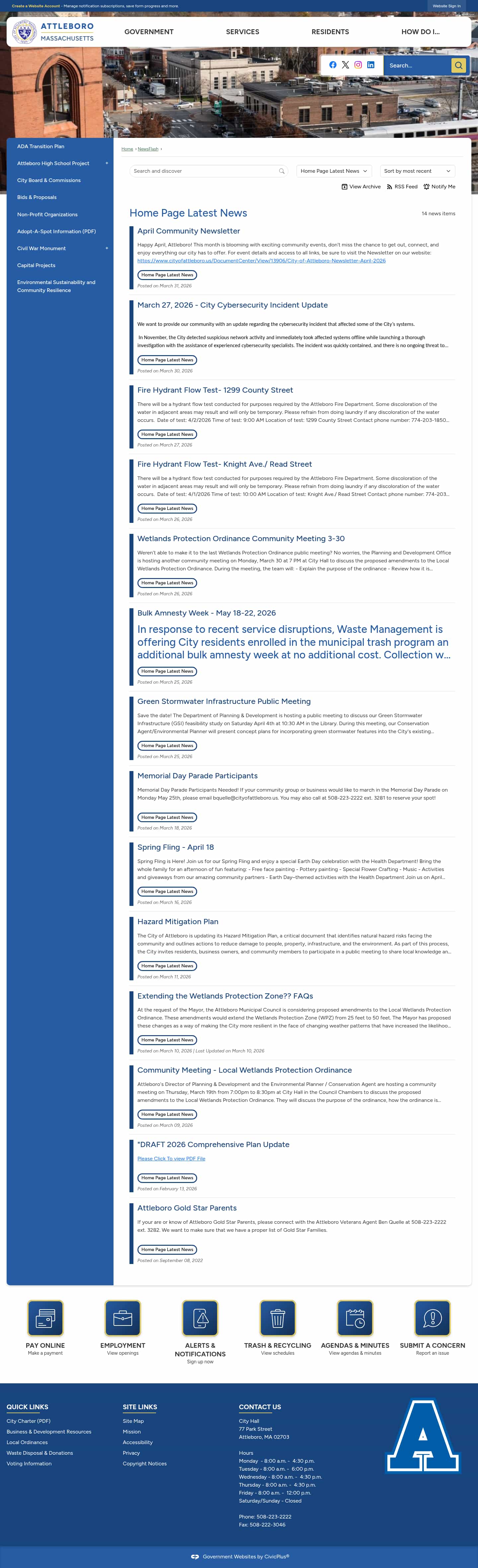 Latest website image capture