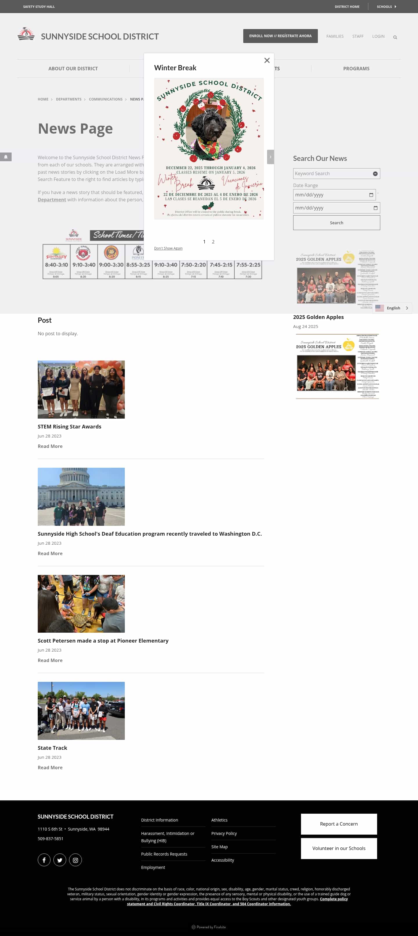 Latest website image capture