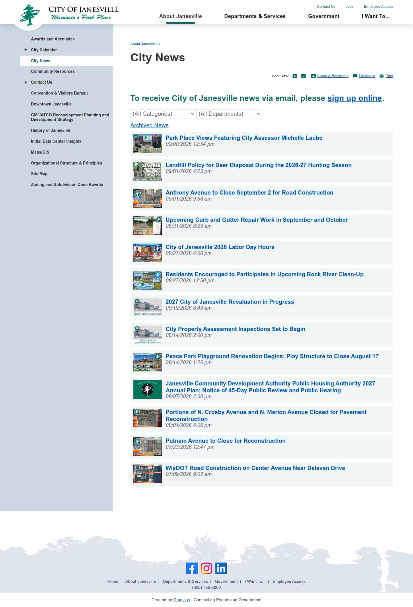 Latest website image capture