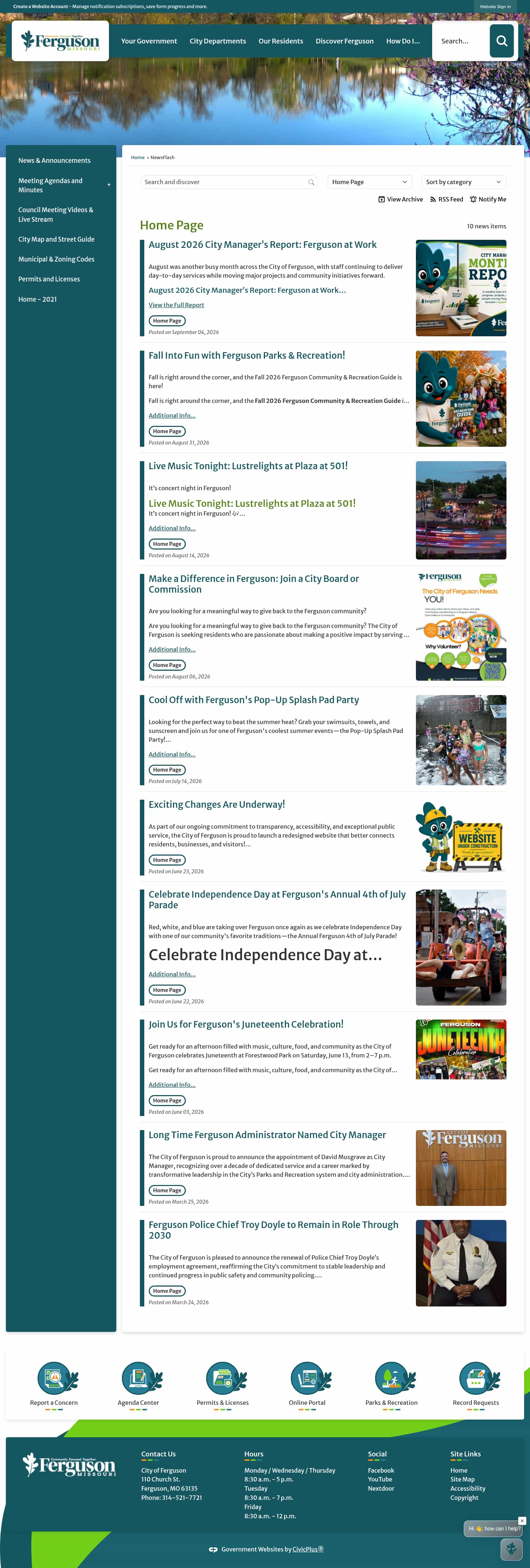 Latest website image capture