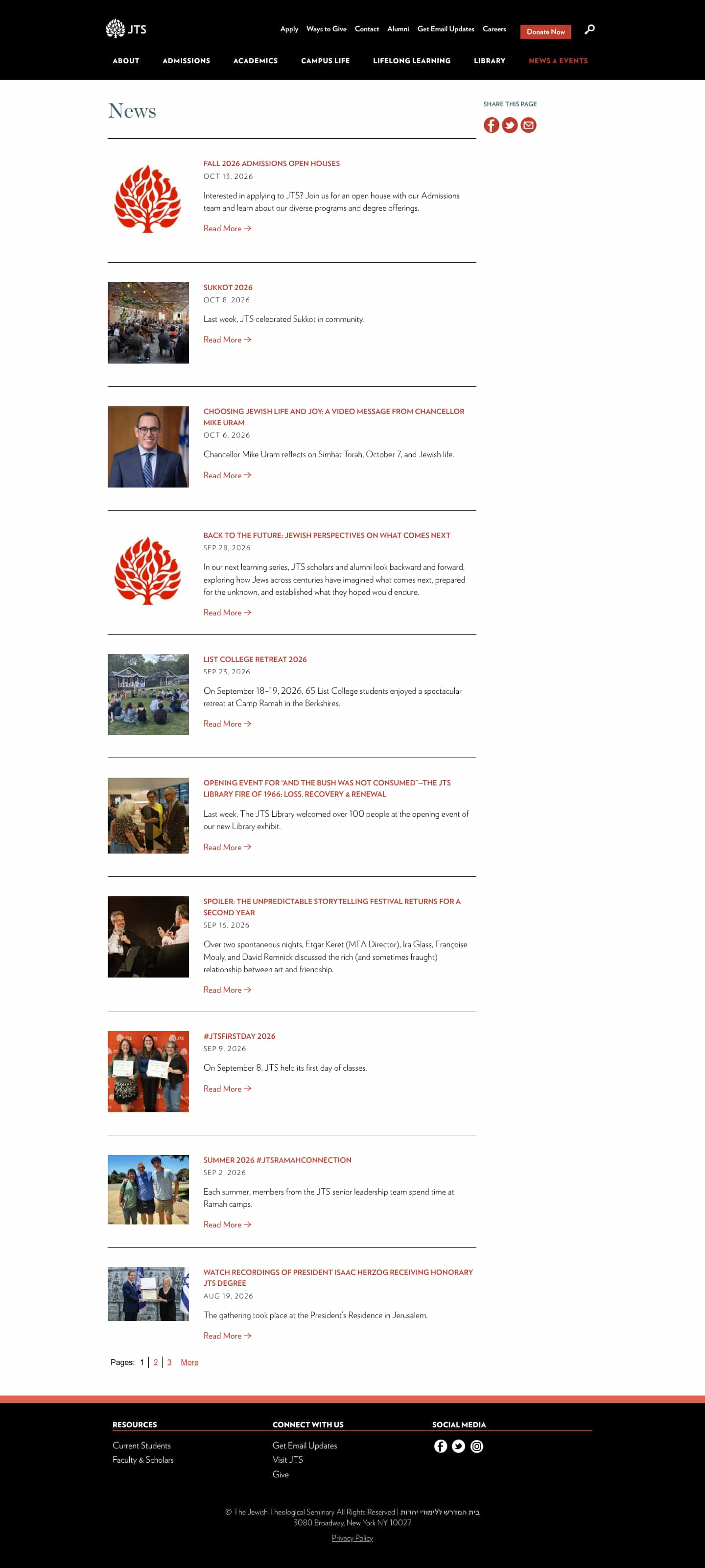 Latest website image capture